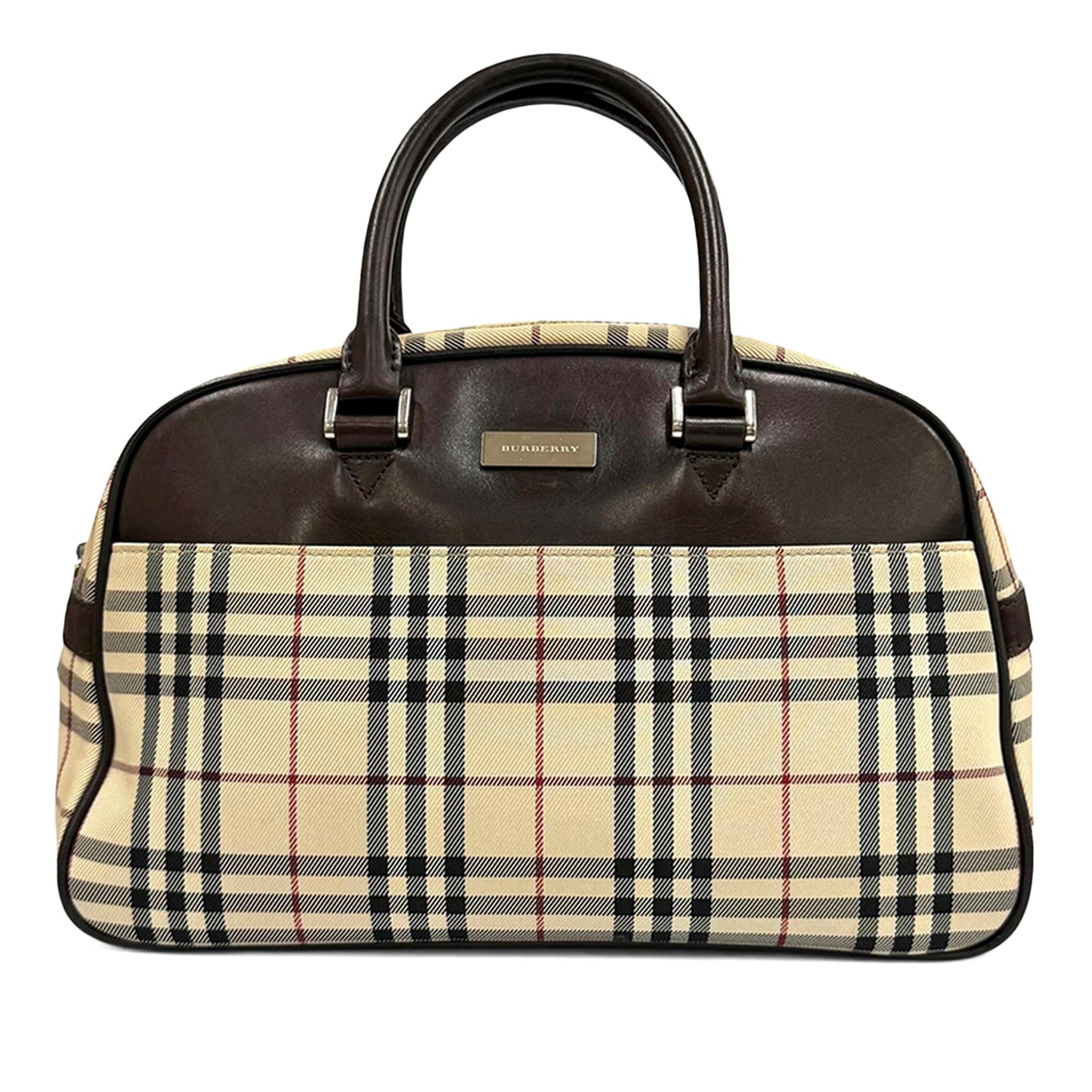 Burberry House Check Canvas Handbag