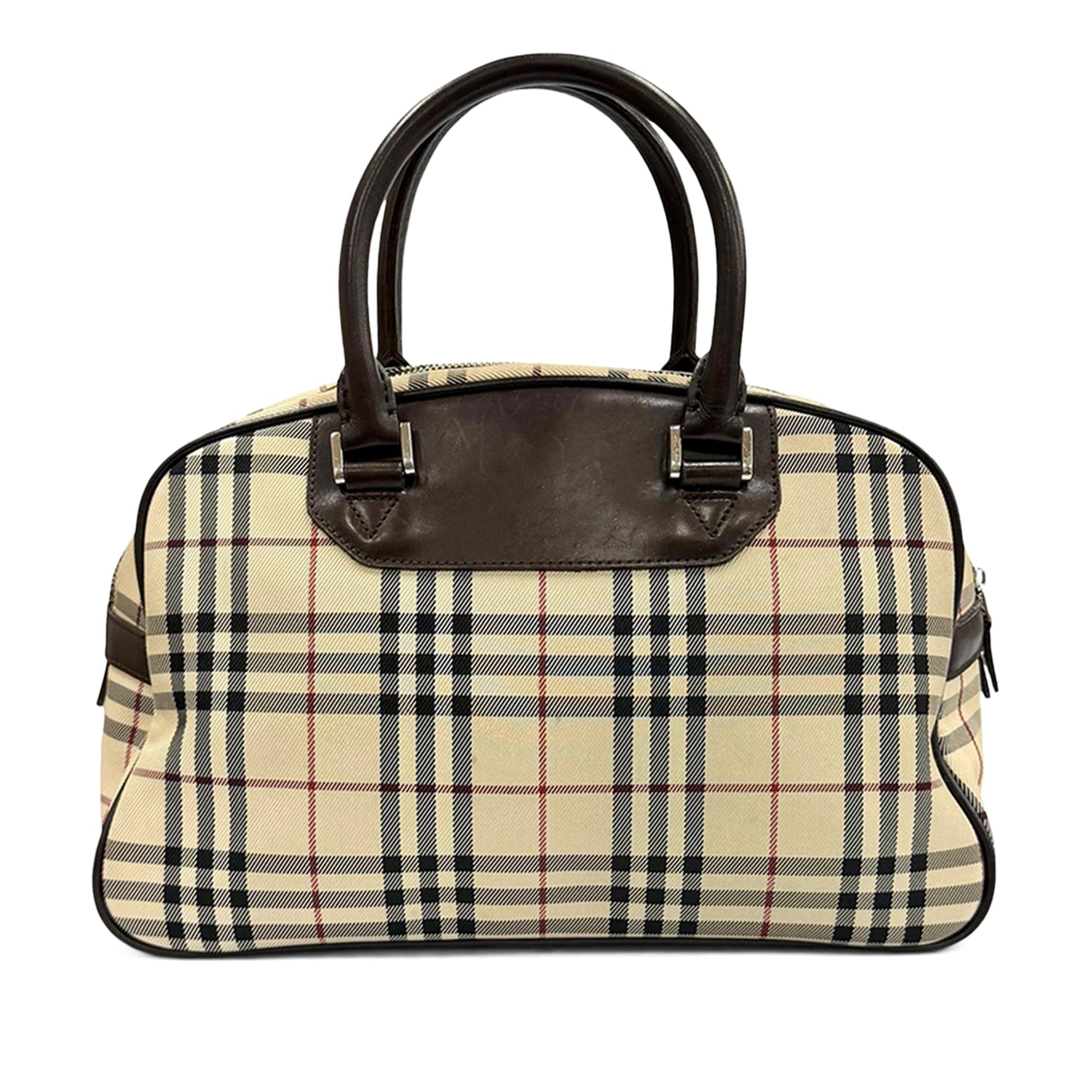 Burberry House Check Canvas Handbag