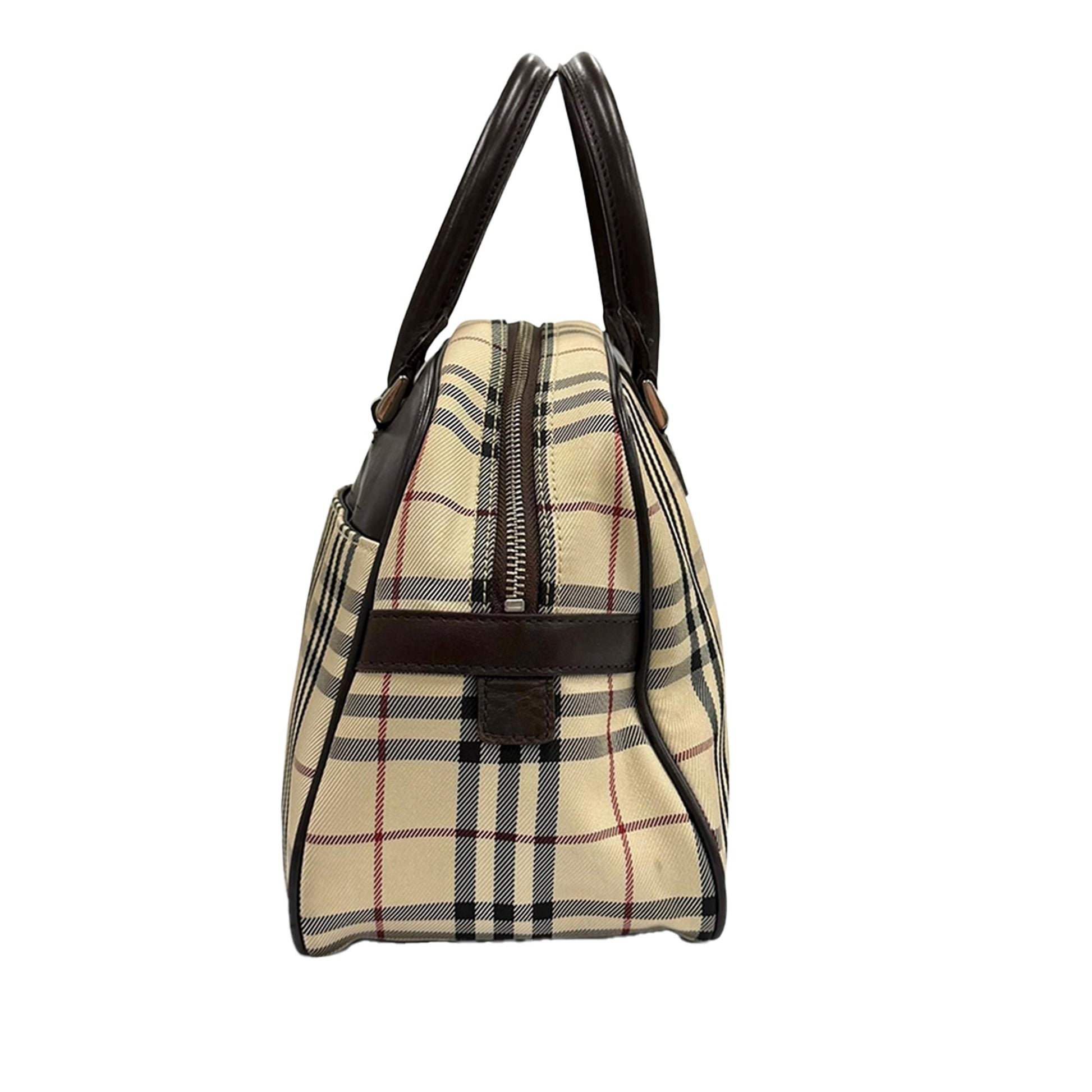 Burberry House Check Canvas Handbag