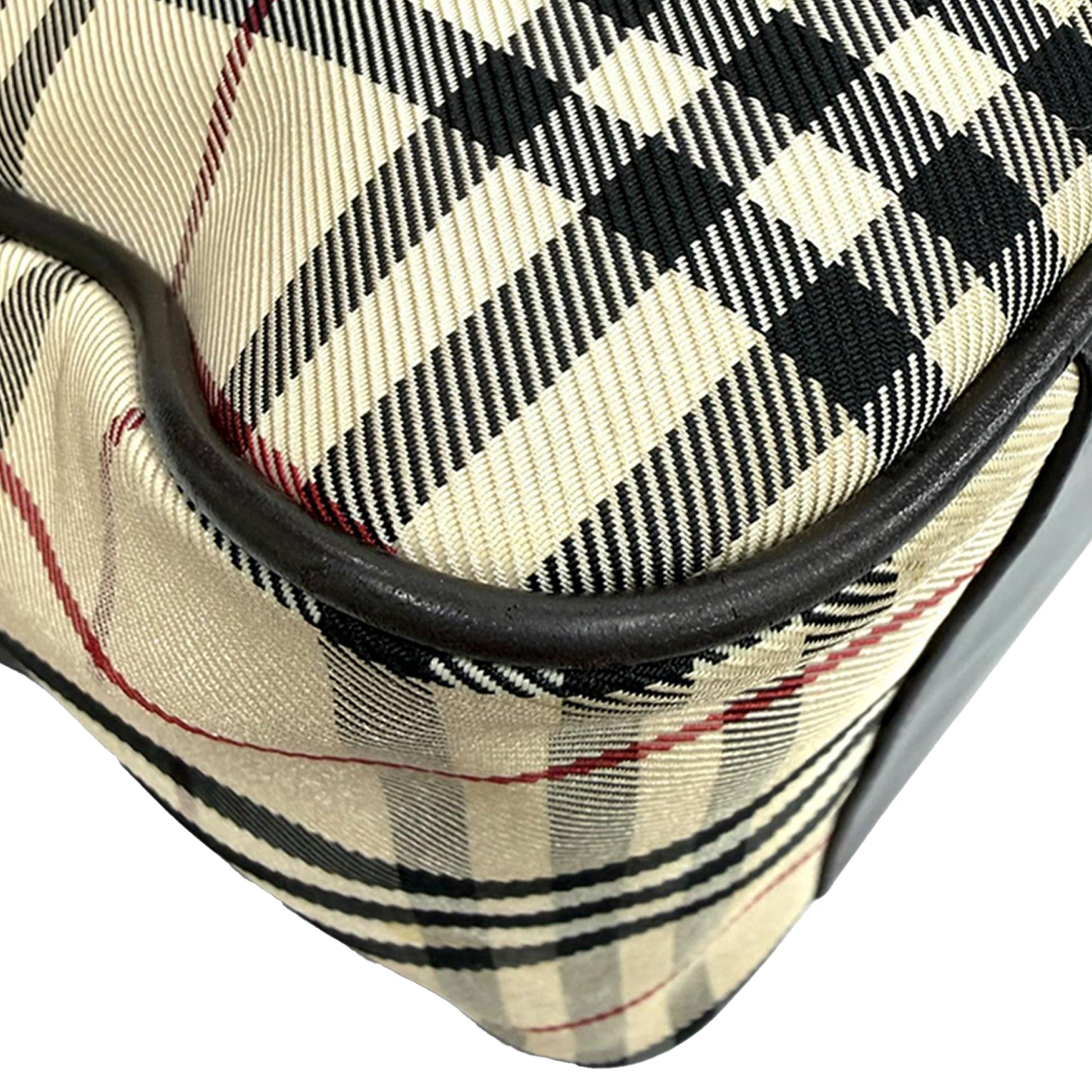 Burberry House Check Canvas Handbag