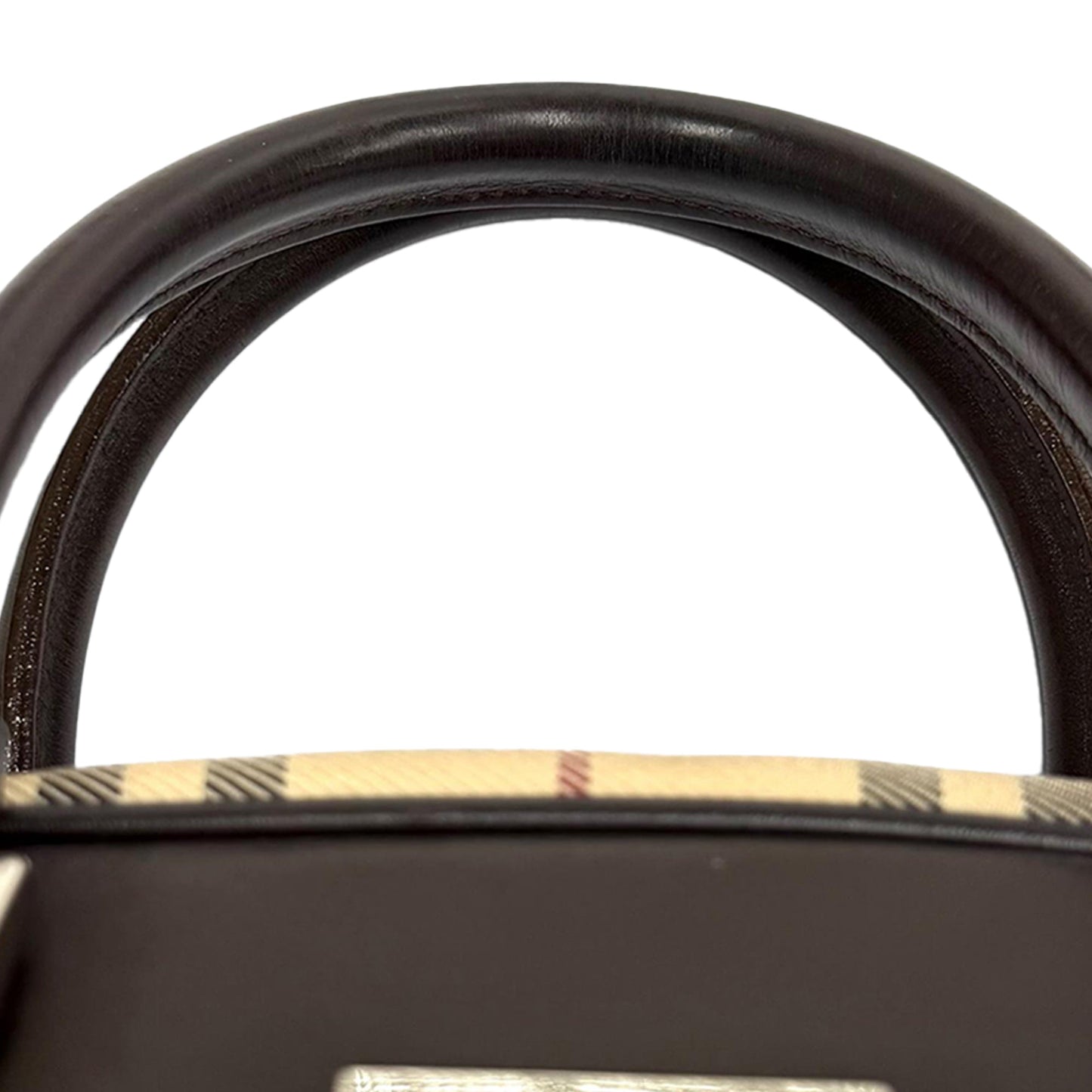 Burberry House Check Canvas Handbag