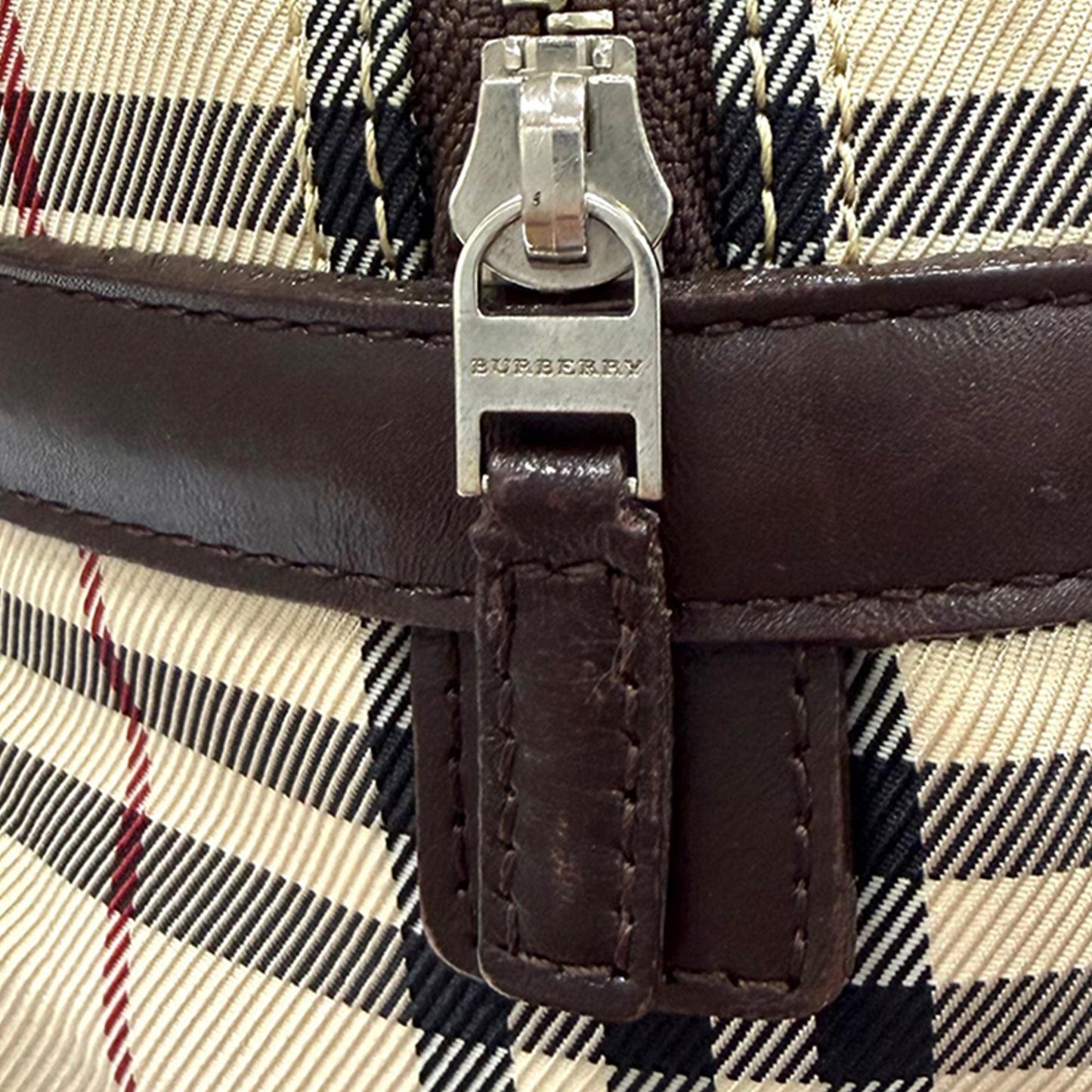 Burberry House Check Canvas Handbag
