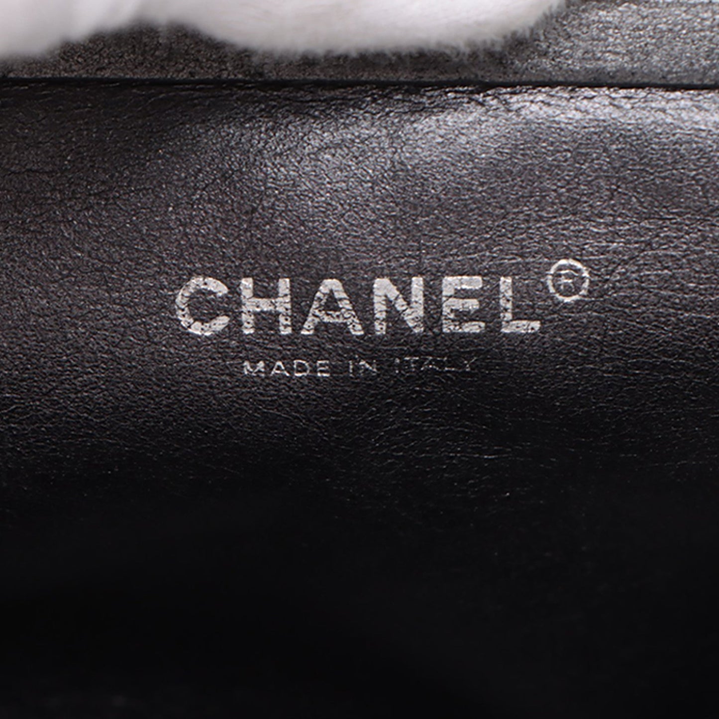 Chanel Leather Kiss Lock Clutch