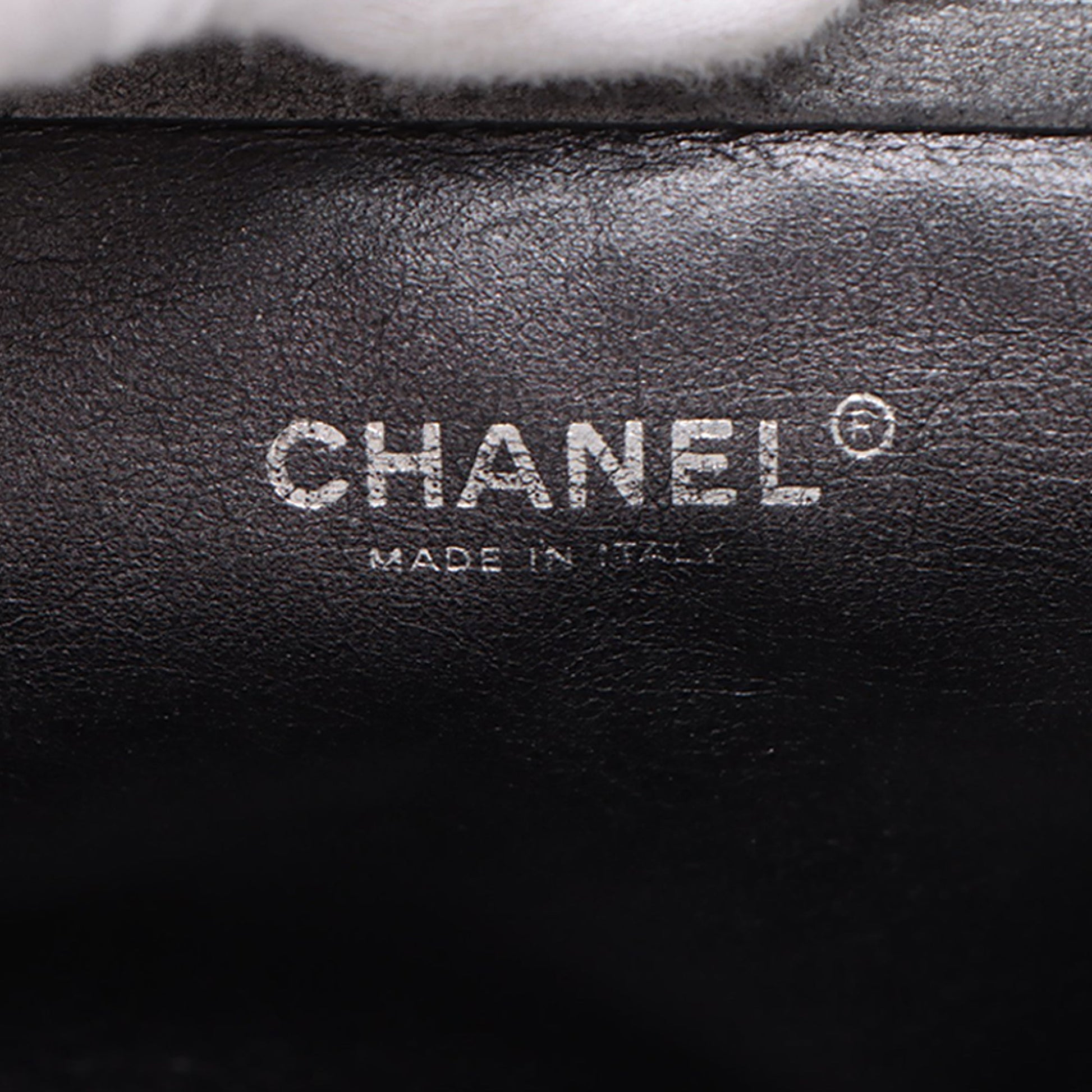 Chanel Leather Kiss Lock Clutch