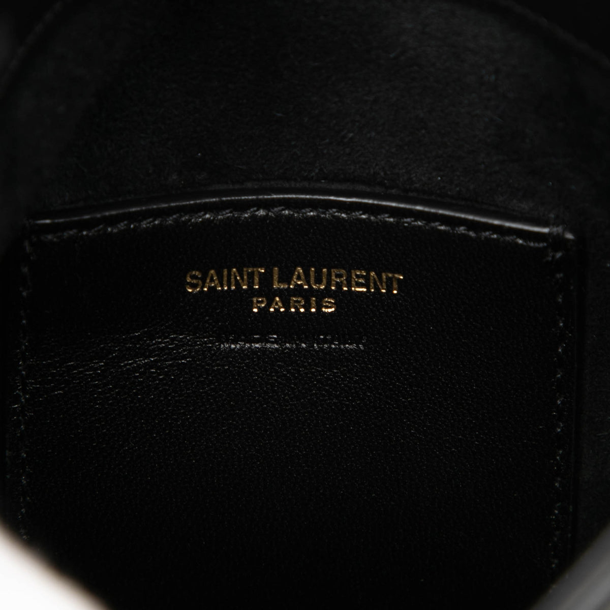 Saint Laurent Mini Smooth Leather Le 5 a 7 Vertical Crossbody — Black