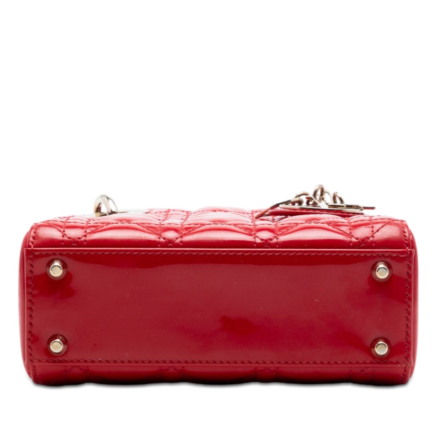 Dior Mini Patent Cannage Lady Dior