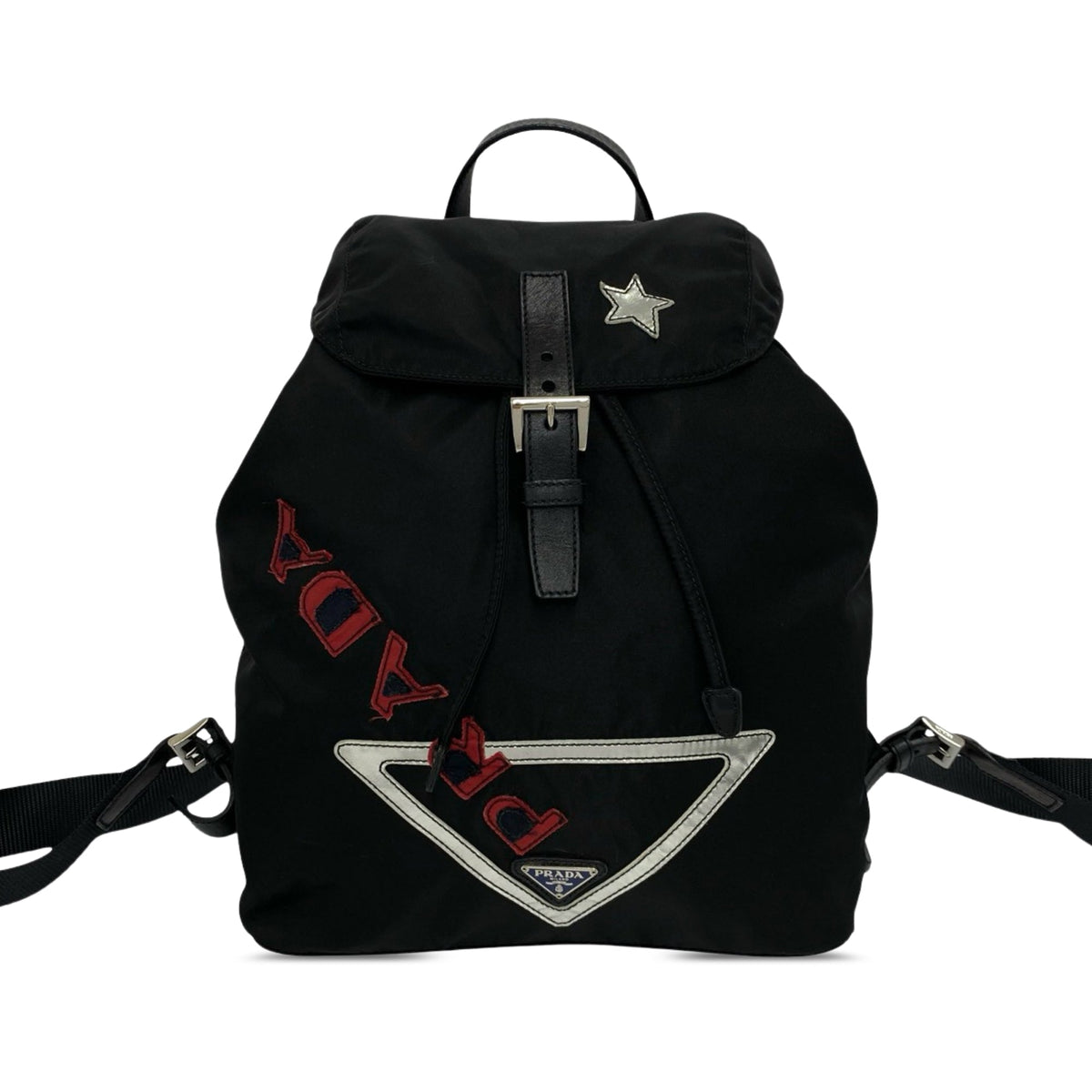 Prada Tessuto Logo Backpack