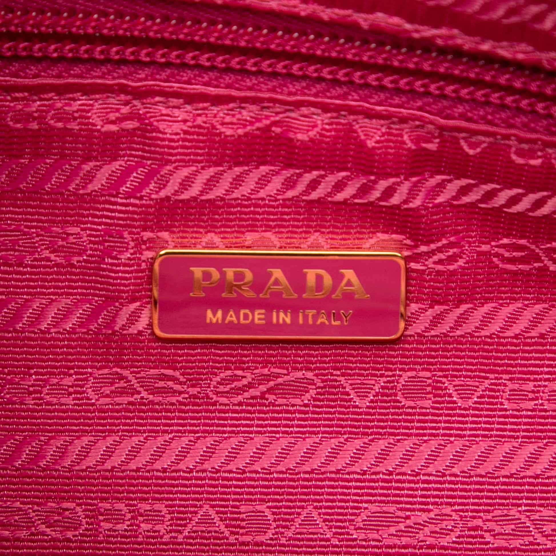 Prada Tessuto Canapa Logo Bow Satchel