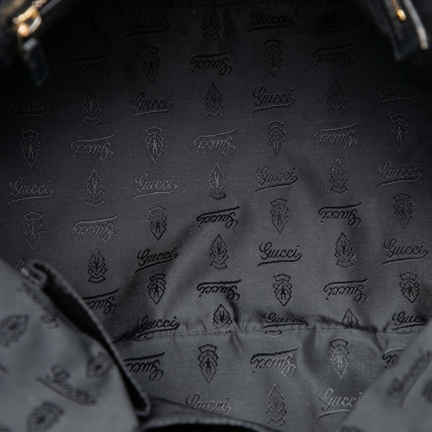 Gucci Large Patent Hysteria Satchel