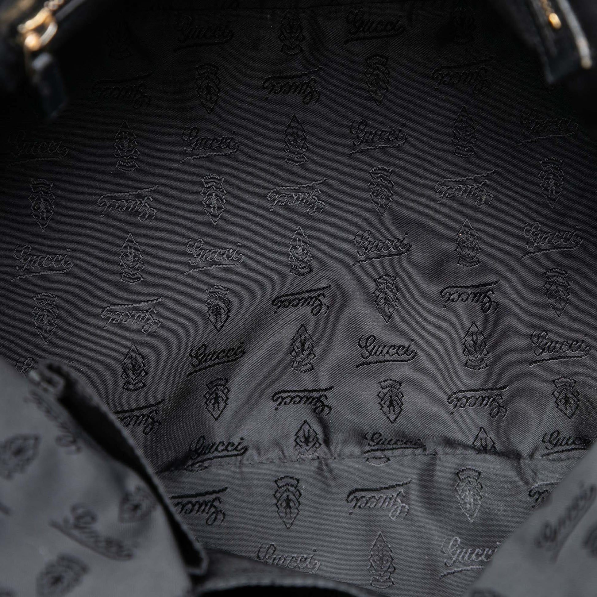 Gucci Large Patent Hysteria Satchel