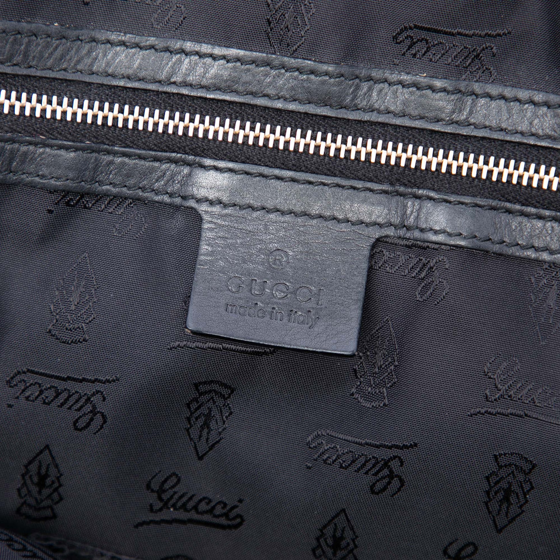 Gucci Large Patent Hysteria Satchel