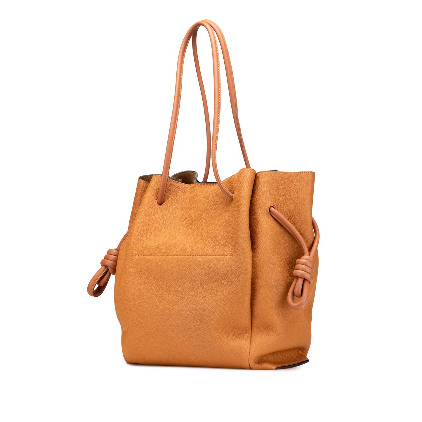 LOEWE Medium Leather Flamenco Knot Tote