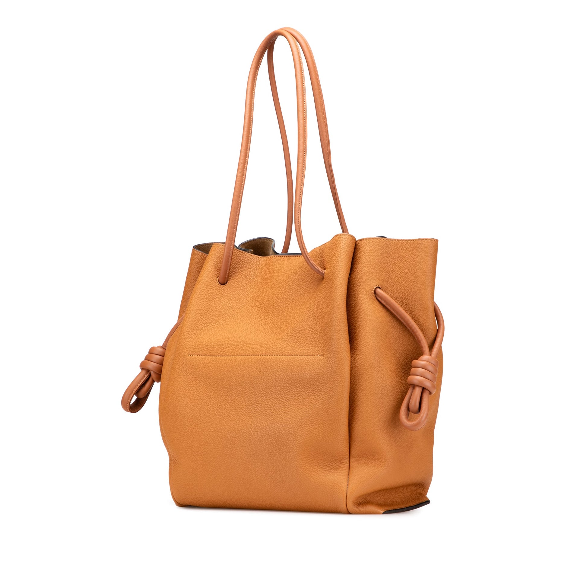 LOEWE Medium Leather Flamenco Knot Tote