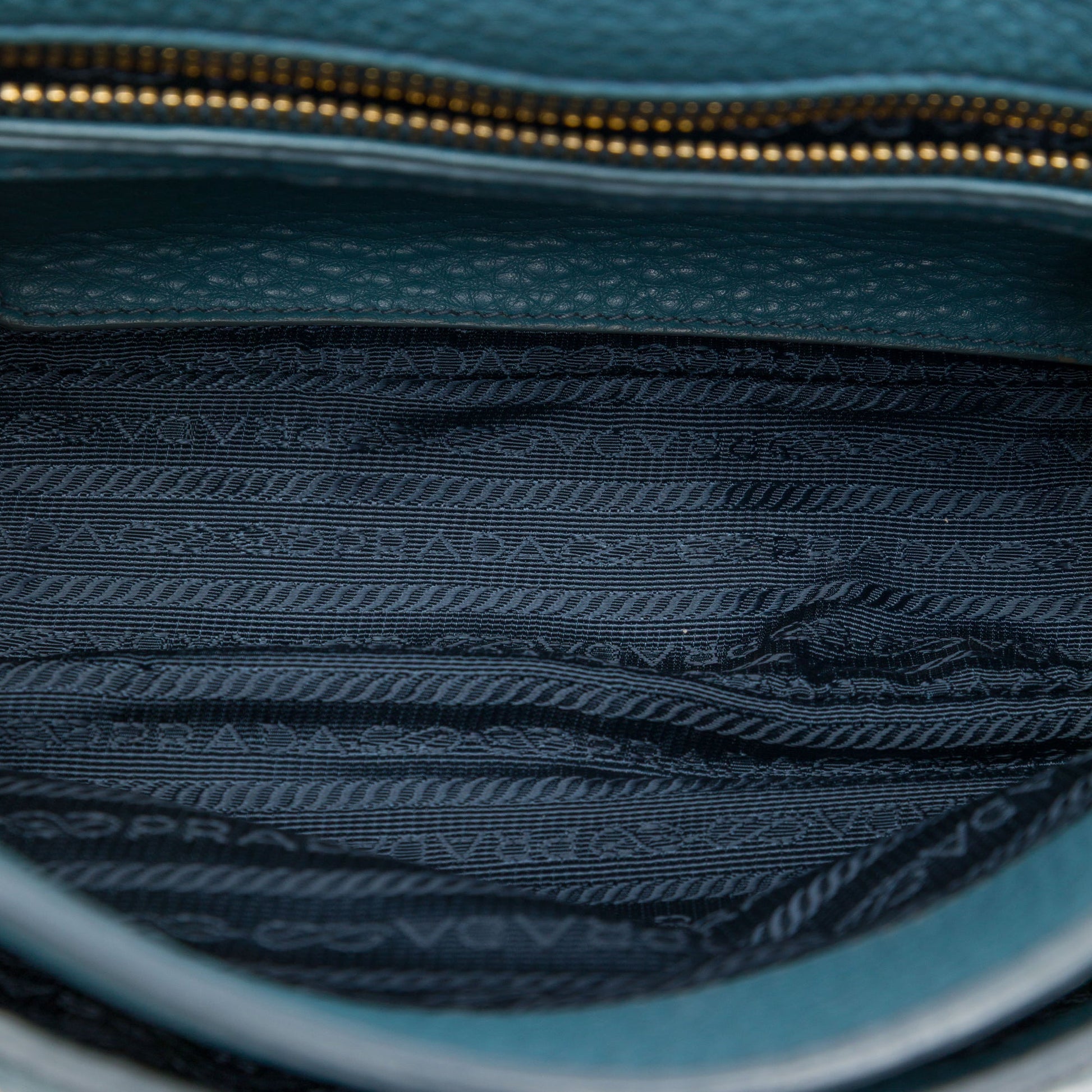 Prada Vitello Daino Push Lock Double Buckle Messenger Bag