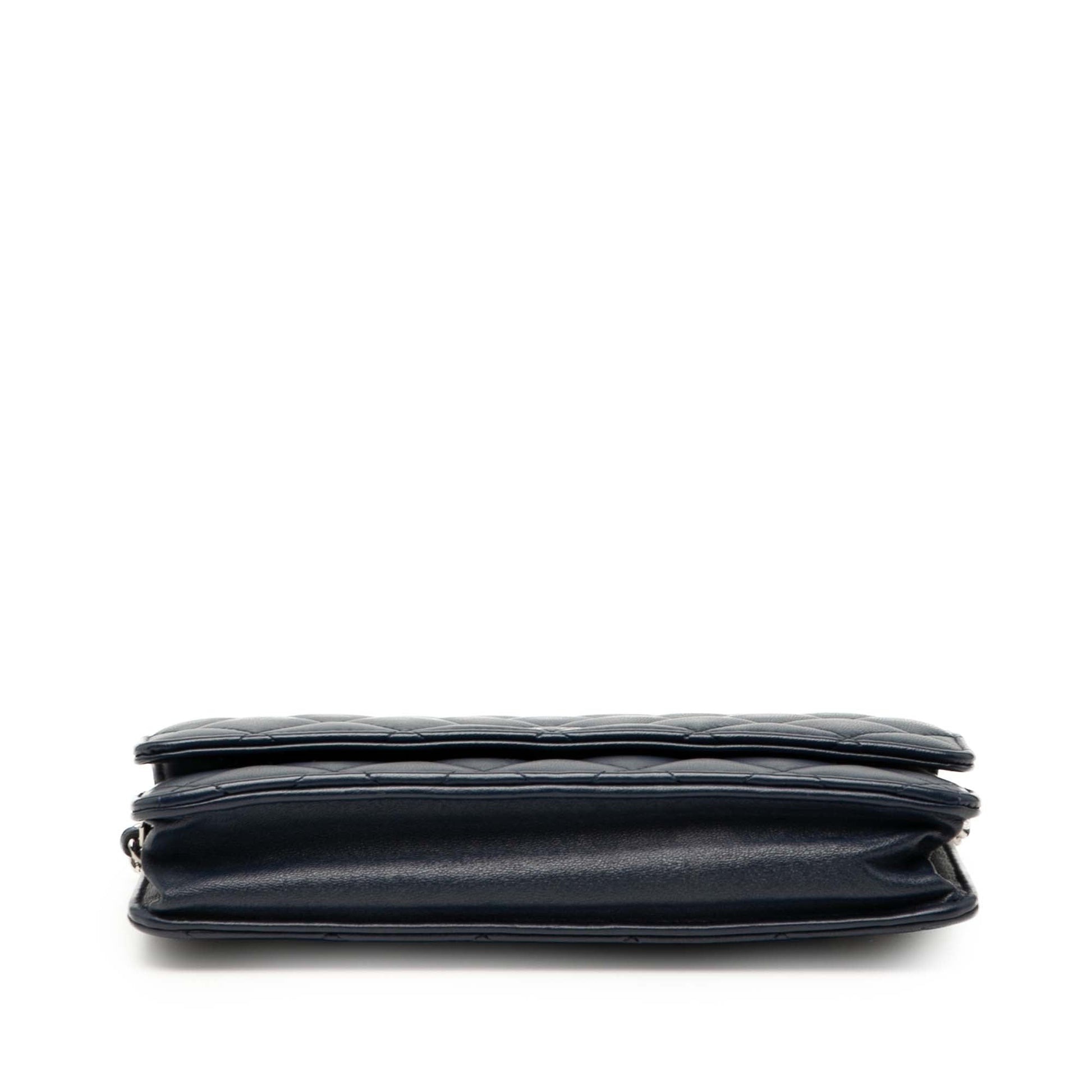 Chanel CC Quilted Lambskin Wallet On Chain