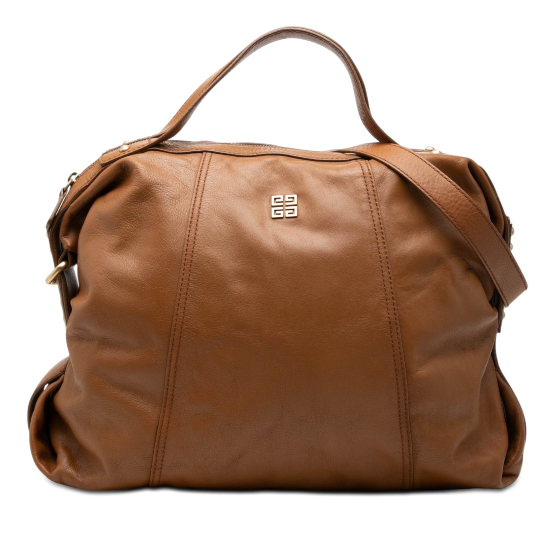 Givenchy Leather 4G Logo Satchel