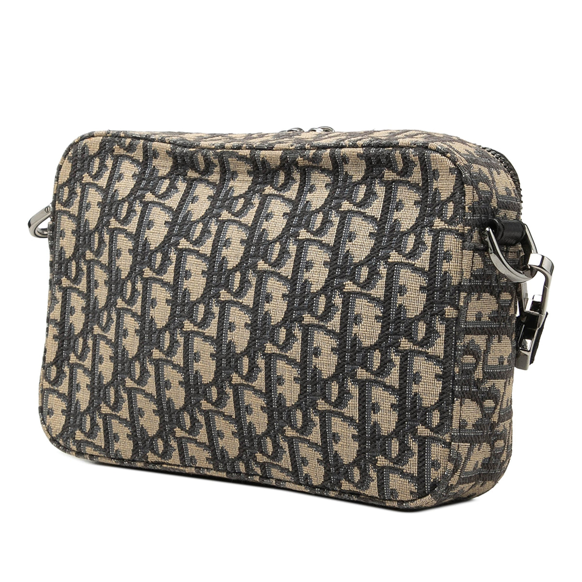 Dior Oblique Canvas Safari Crossbody — Blue