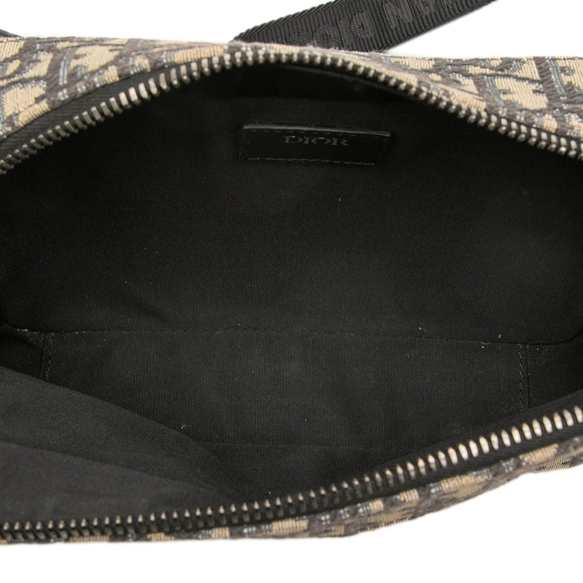 Dior Oblique Canvas Safari Crossbody — Blue