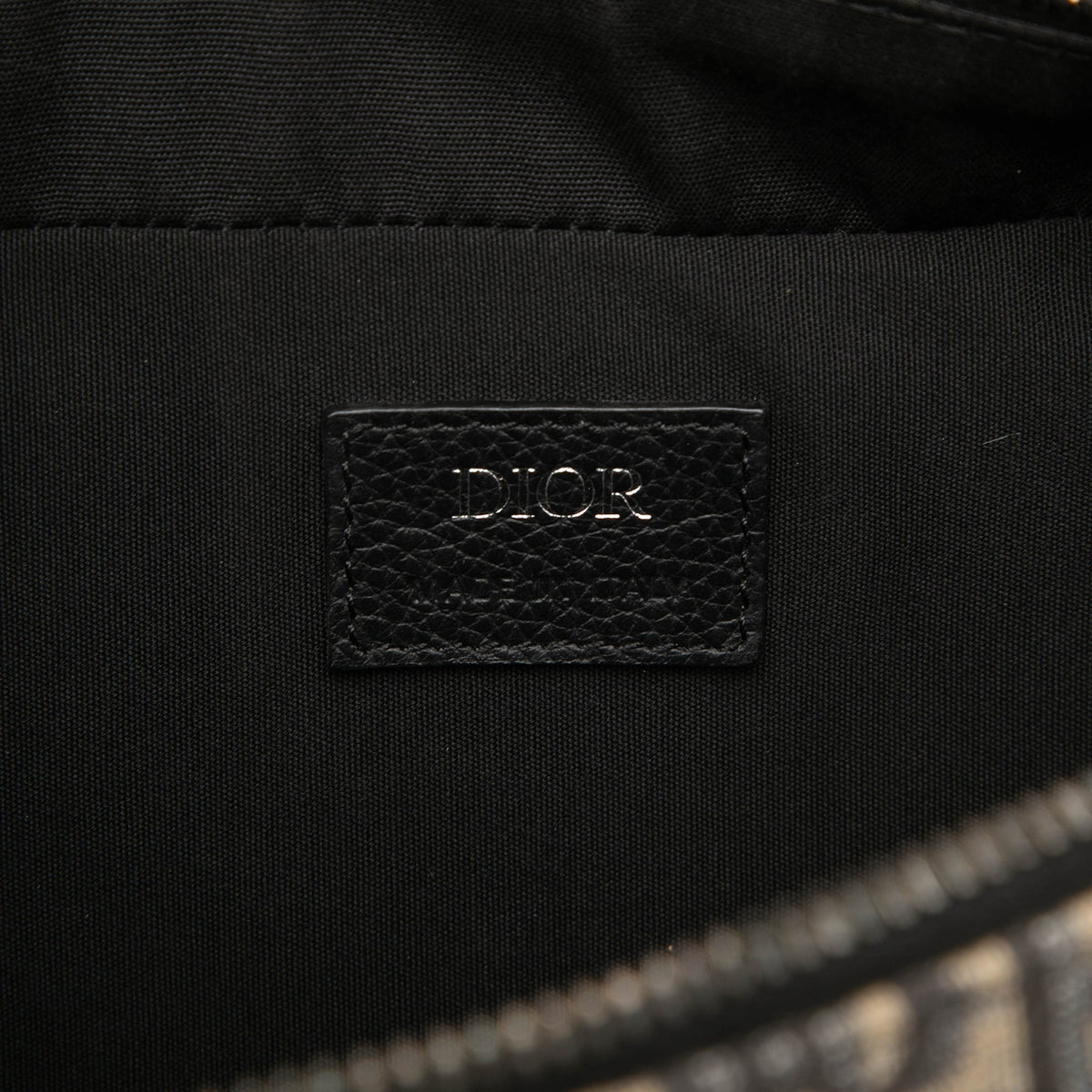 Dior Oblique Canvas Safari Crossbody — Blue