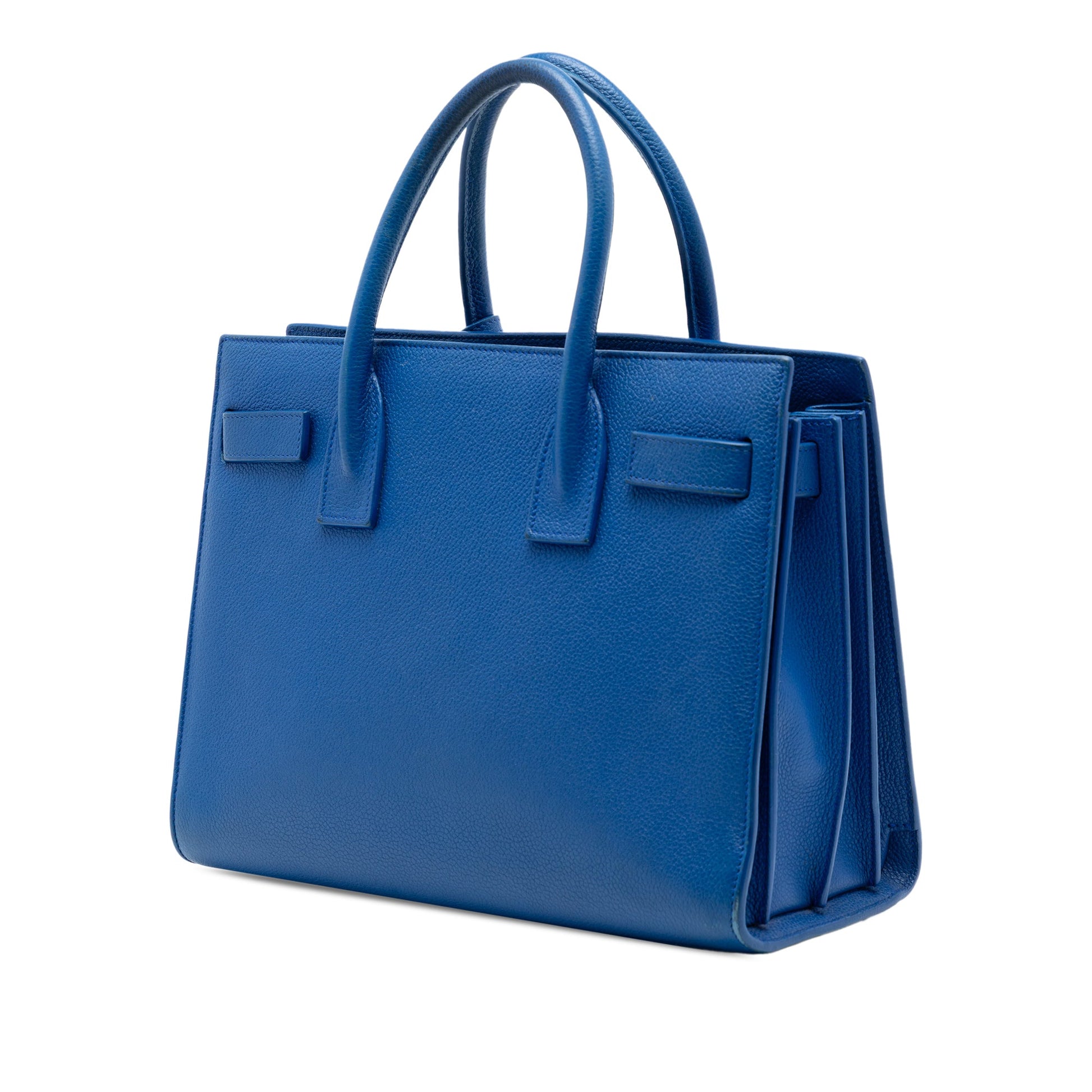 Saint Laurent Baby Leather Sac De Jour Satchel