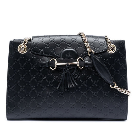 Gucci Large Guccissima Emily Shoulder Bag
