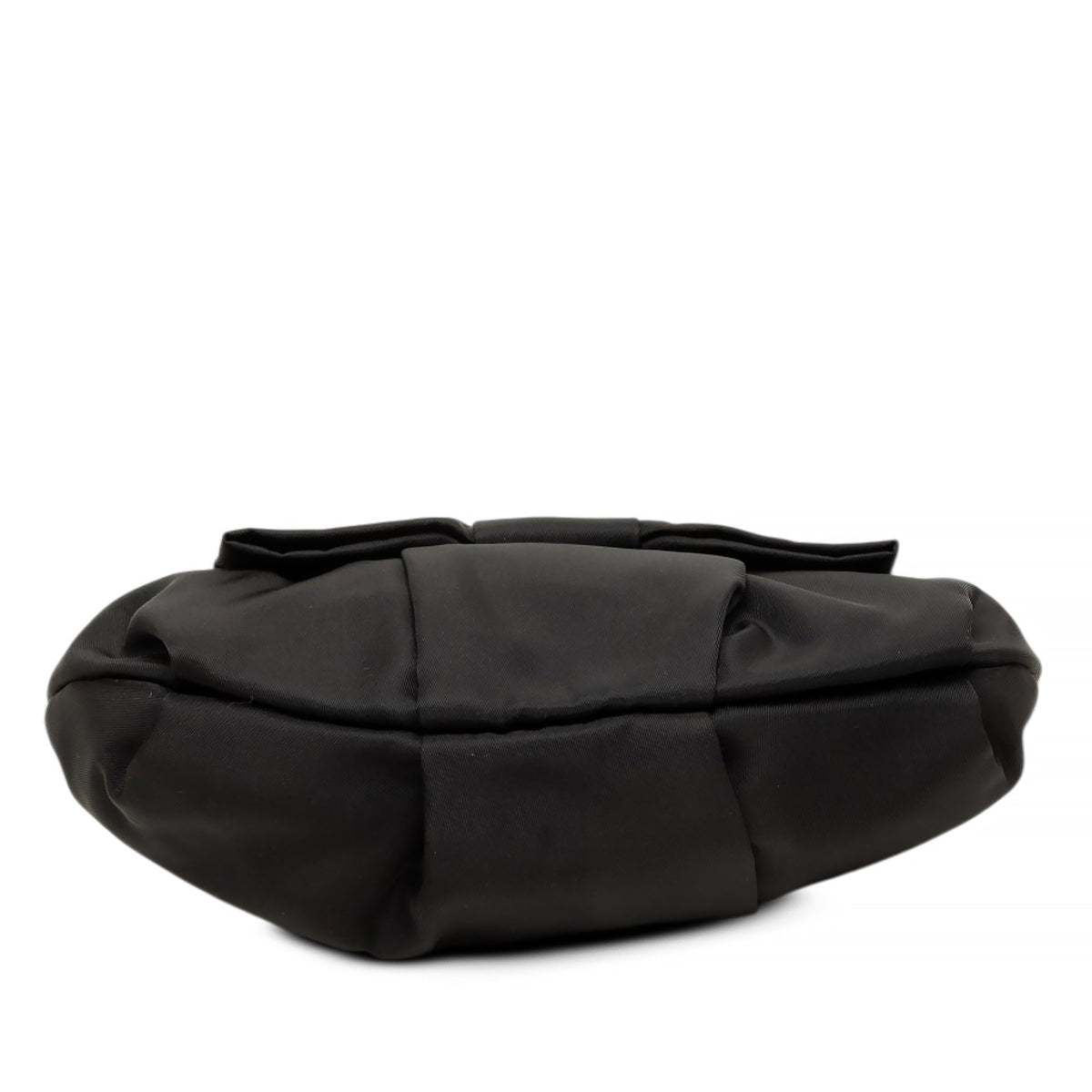 Prada Tessuto Bow Wristlet Clutch — Black