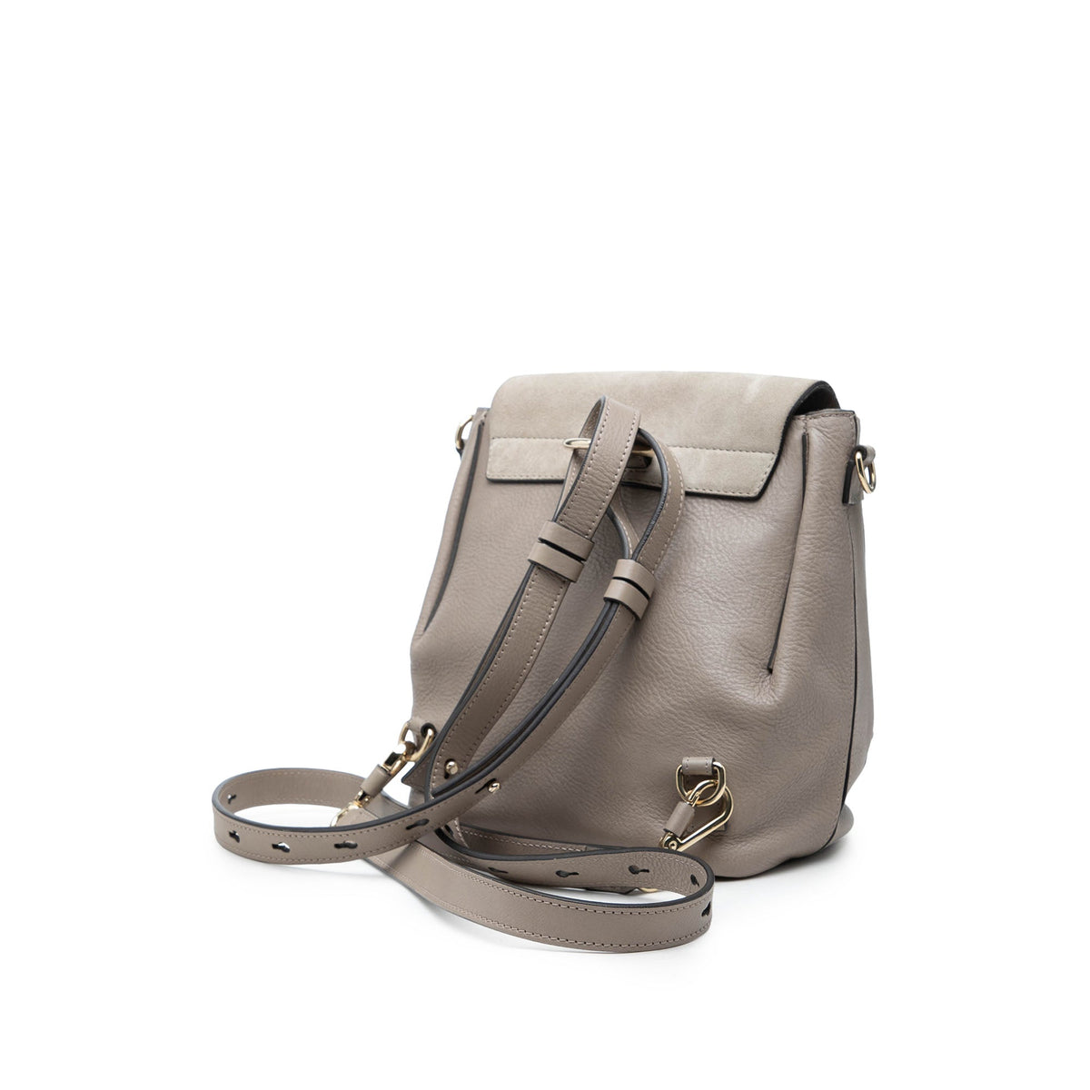 Chloé Medium Calfskin and Suede Faye Backpack