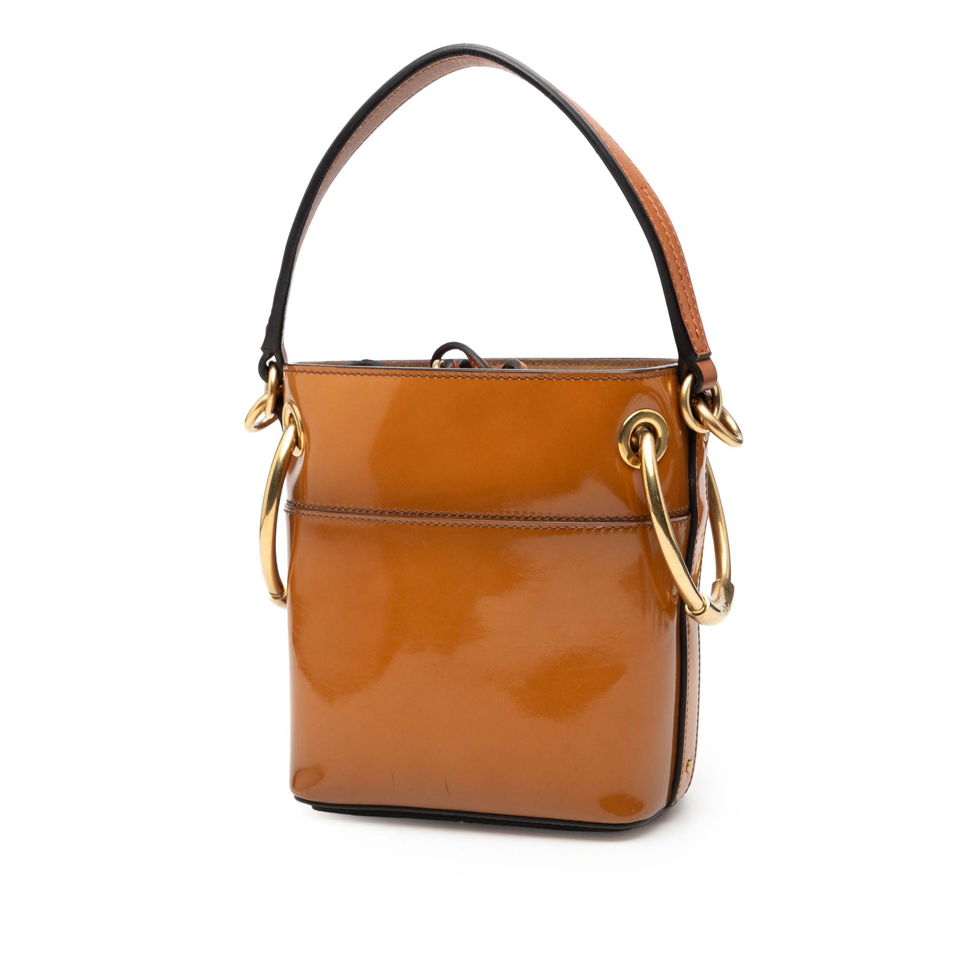 Chloé Mini Patent Roy Bucket Bag