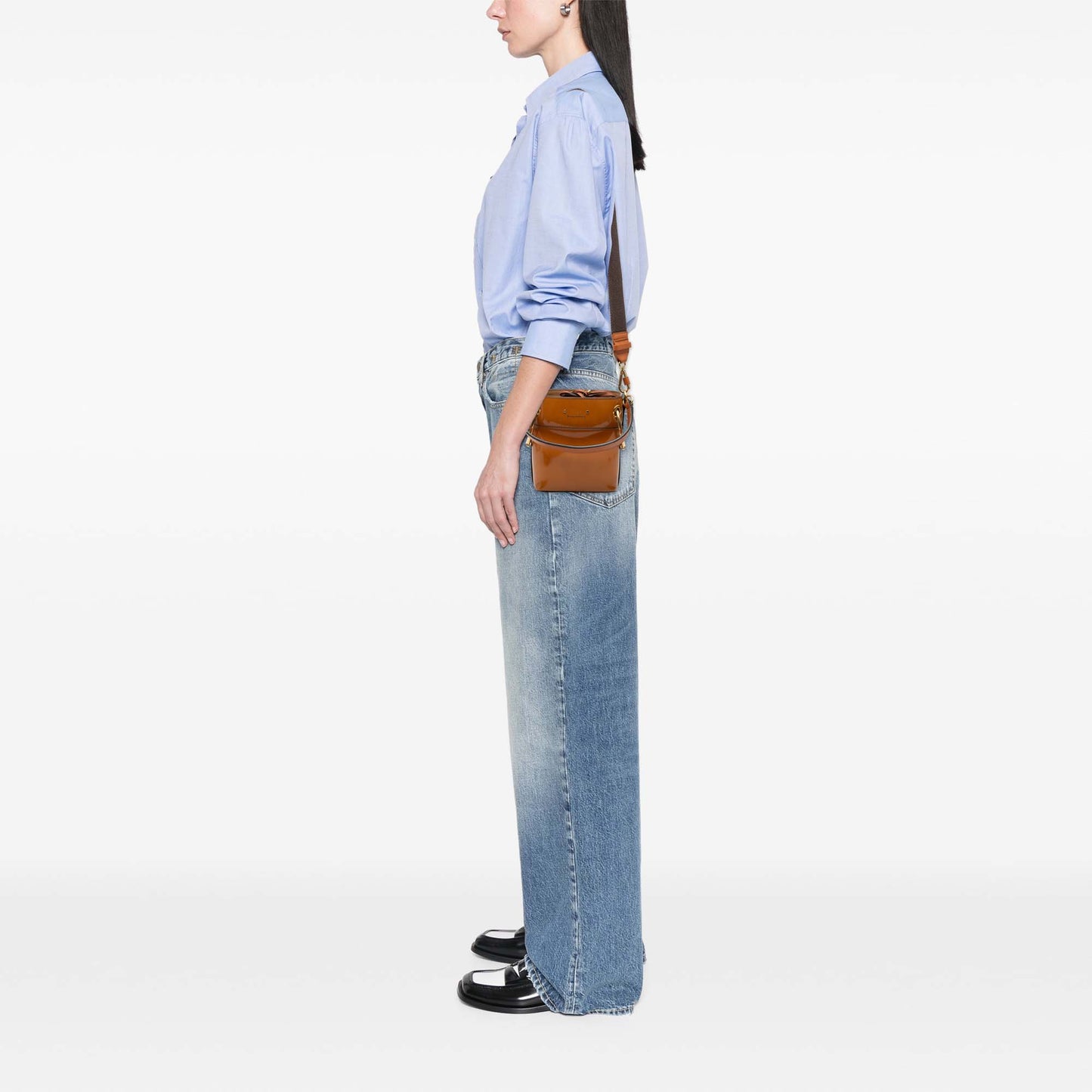 Chloé Mini Patent Roy Bucket Bag