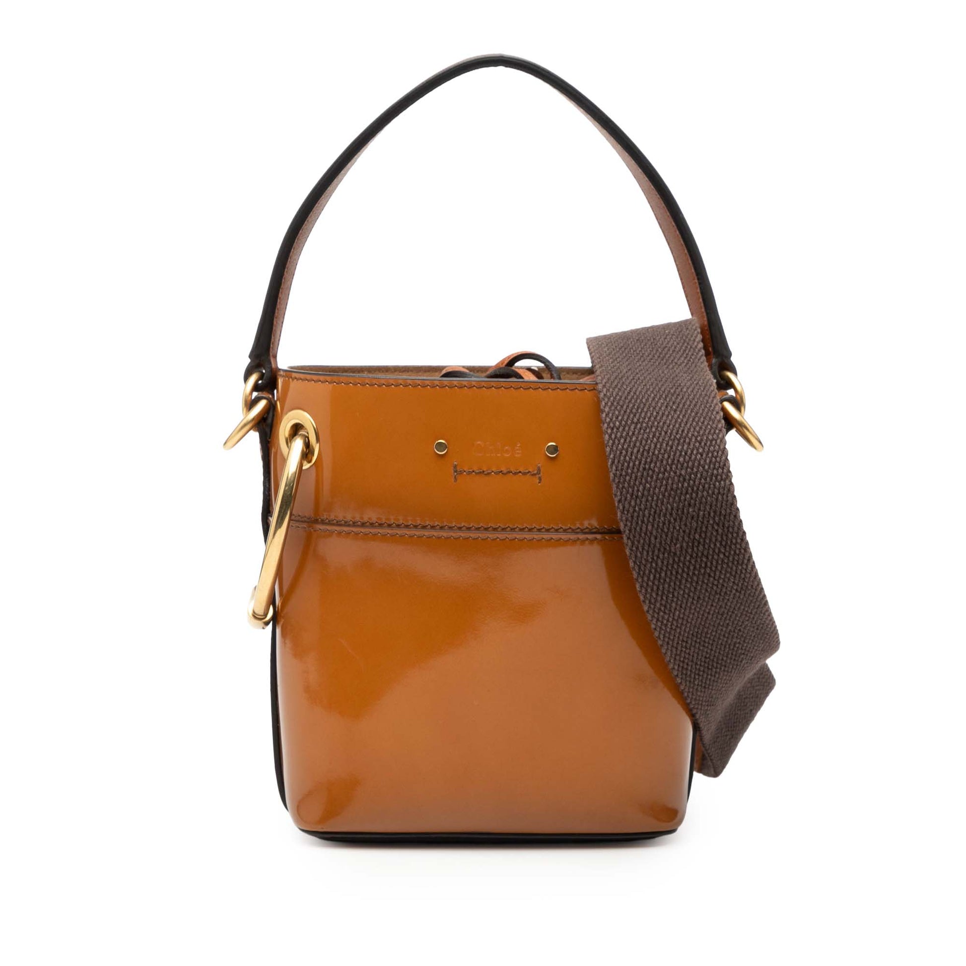 Chloé Mini Patent Roy Bucket Bag