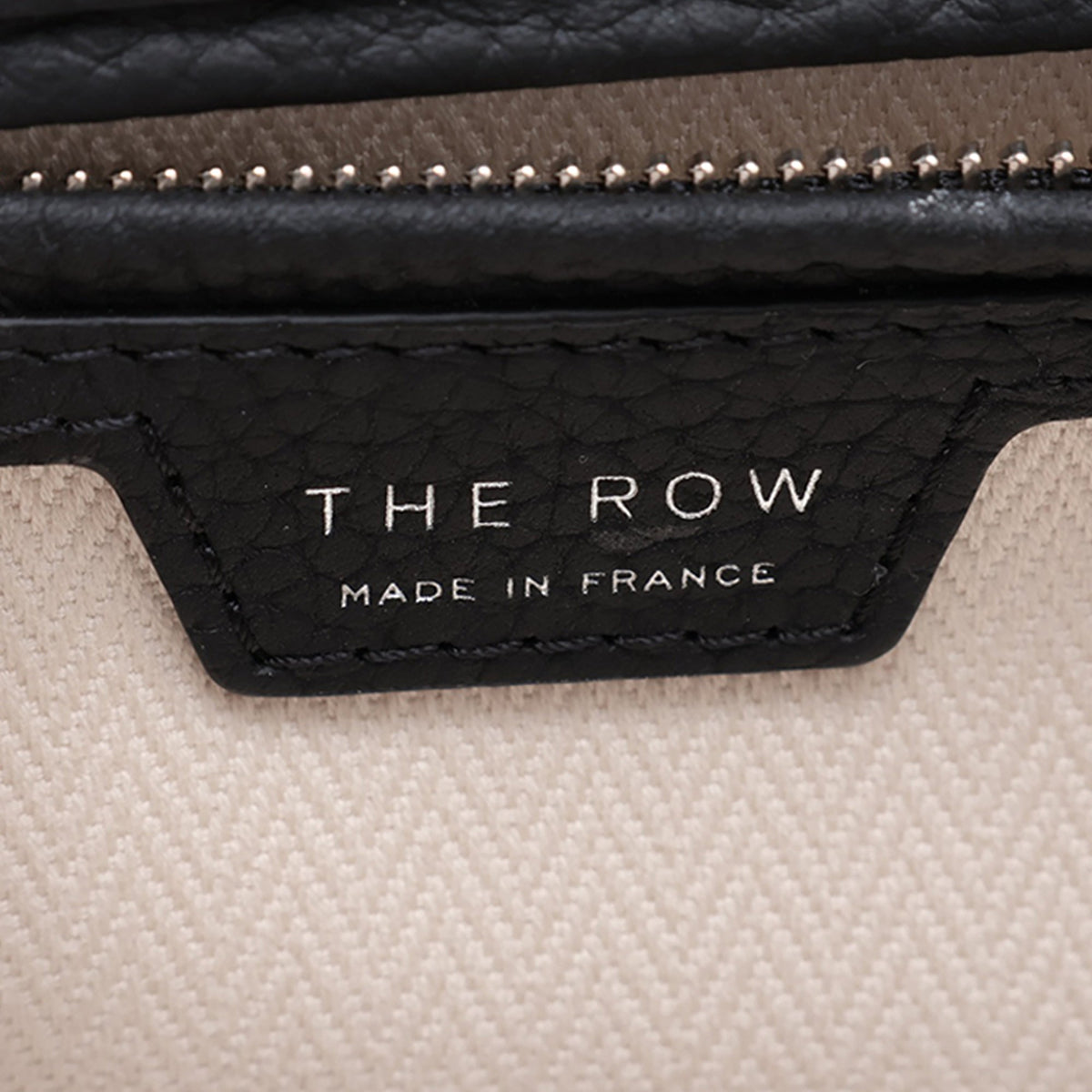 The Row Leather Marlo 12 Tote — Black