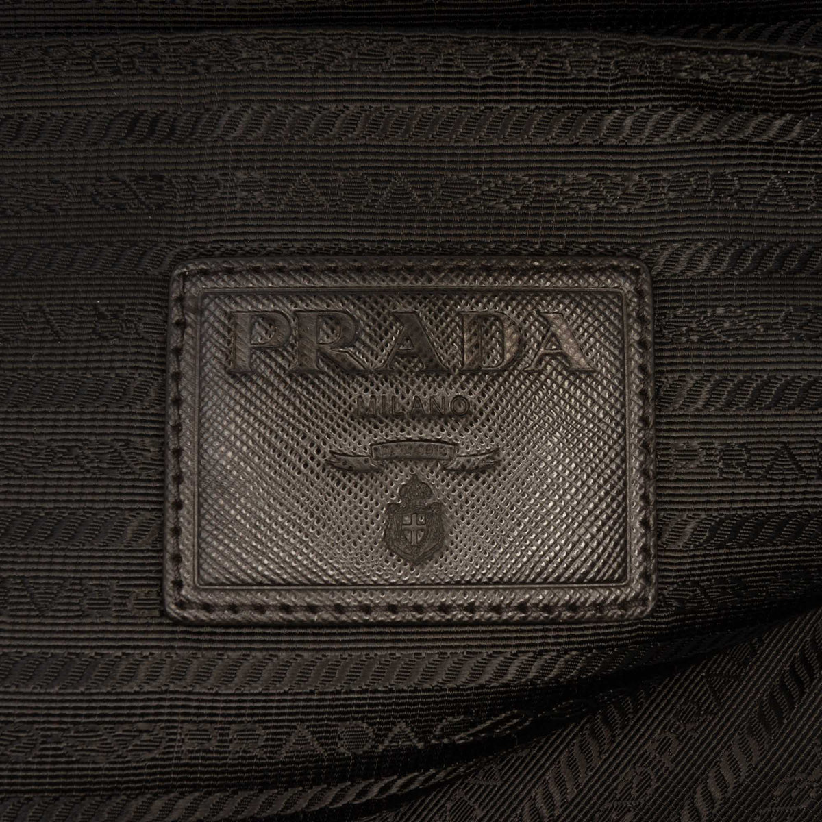 Prada Tessuto Bomber Vertical Laptop Bag