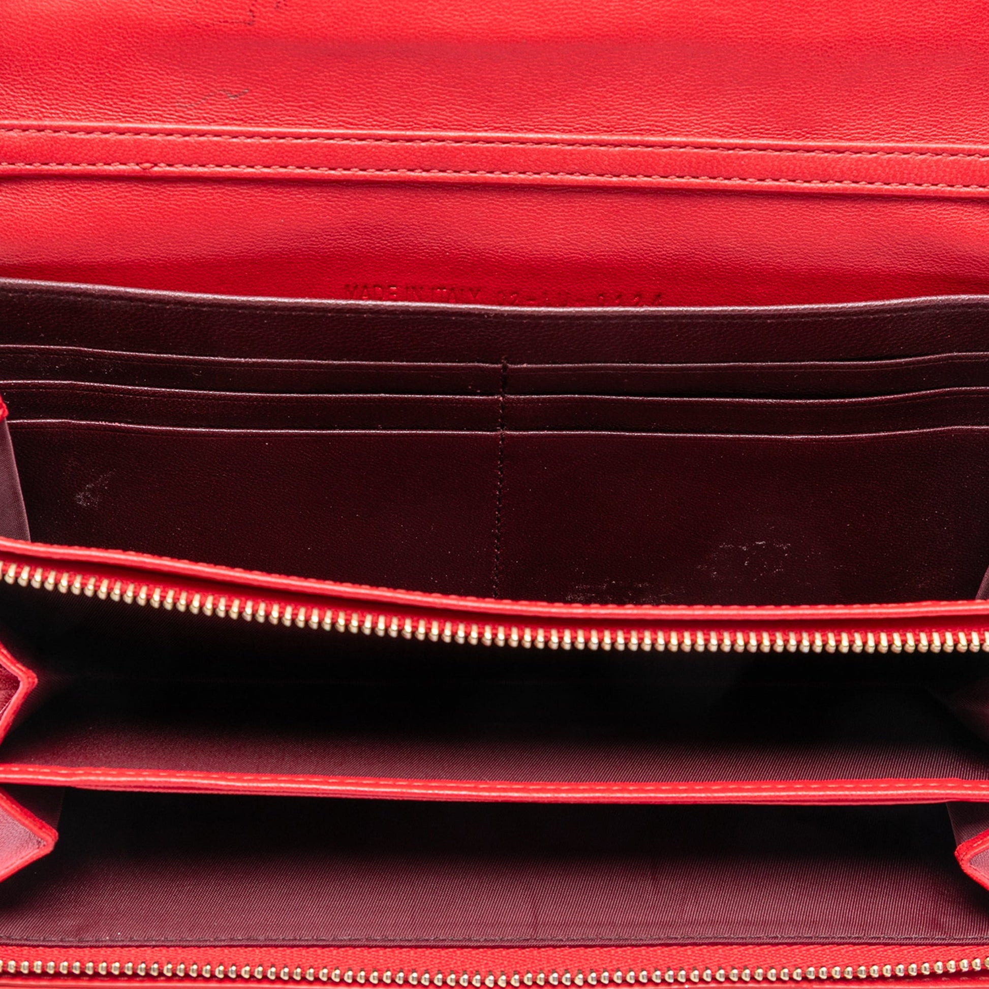 Dior Lambskin Cannage Miss Dior Promenade Wallet on Chain