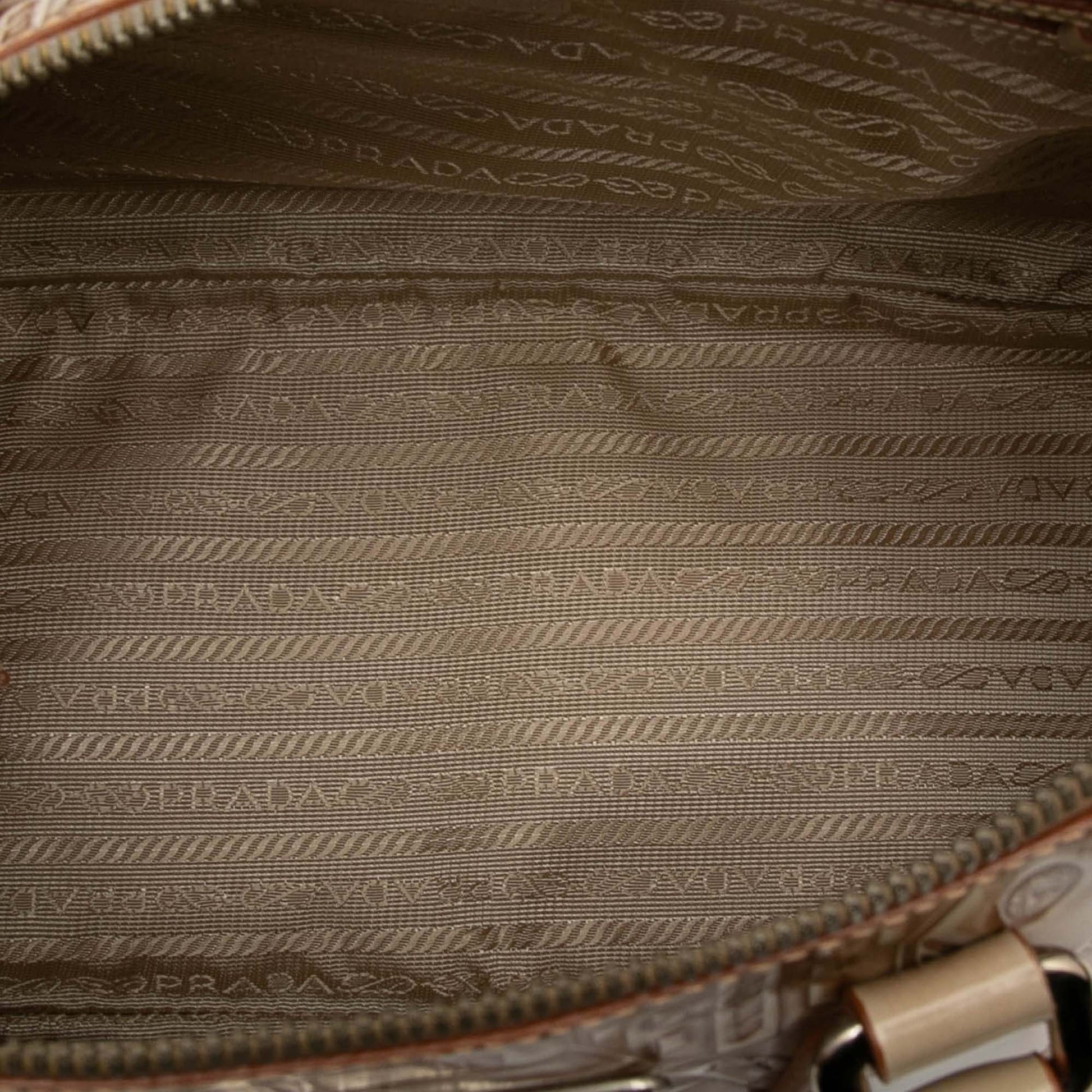 Prada Embossed Leather Handbag