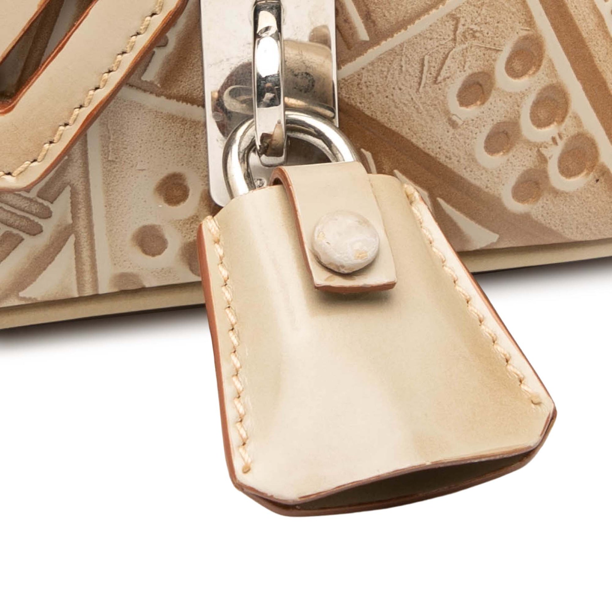 Prada Embossed Leather Handbag