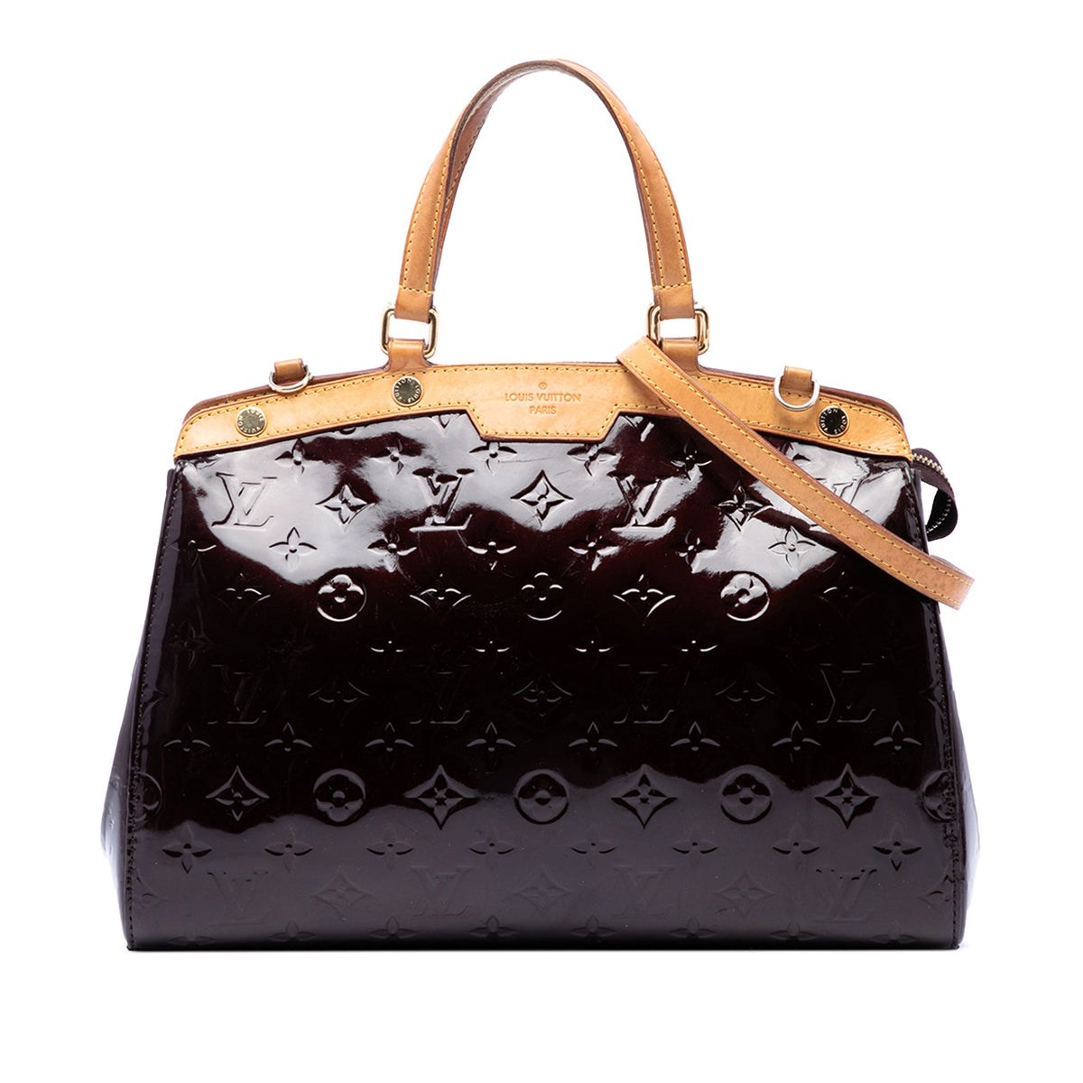 Louis Vuitton Monogram Vernis Brea MM — Purple
