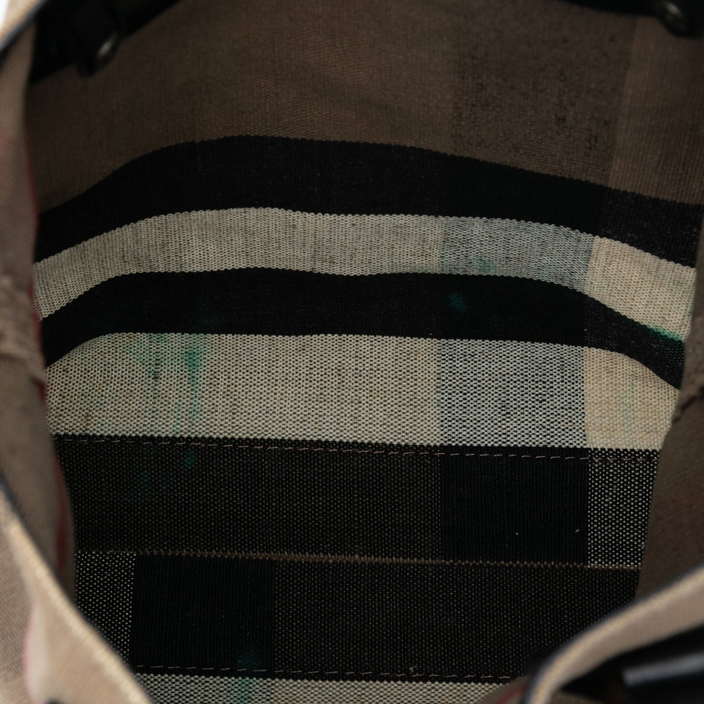 Burberry Mega Check Canvas Tottenham Brit Satchel