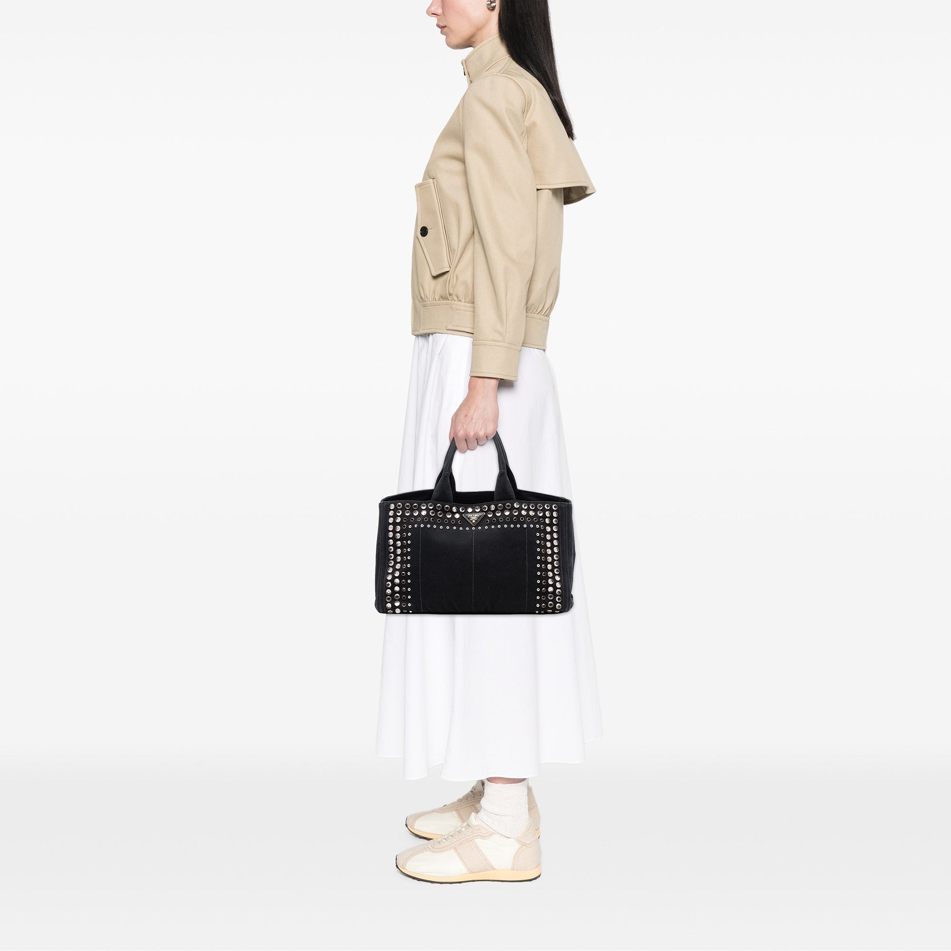 Large Canvas Canapa Bijoux Satchel