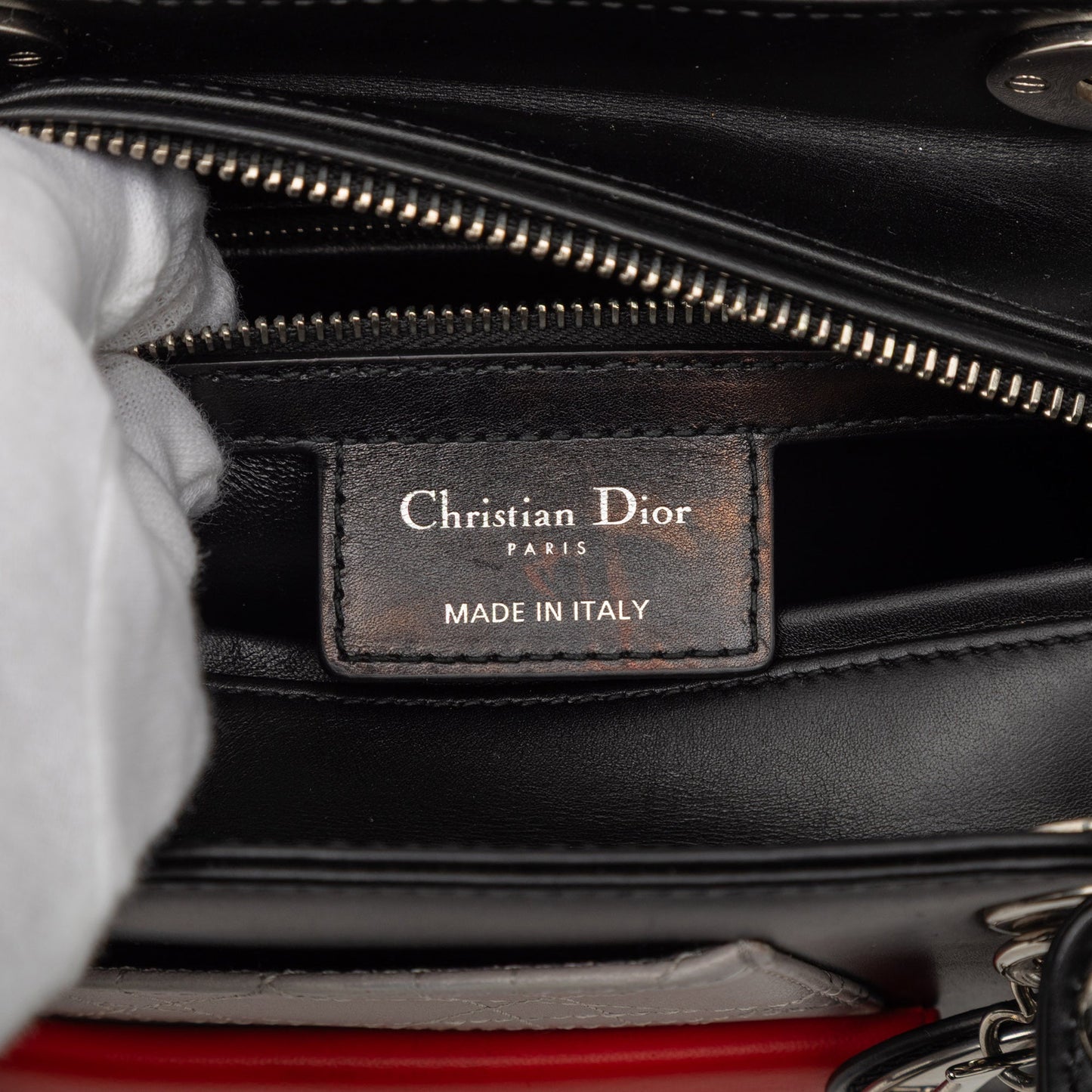 Dior Medium Calfskin Pockets Lady Dior