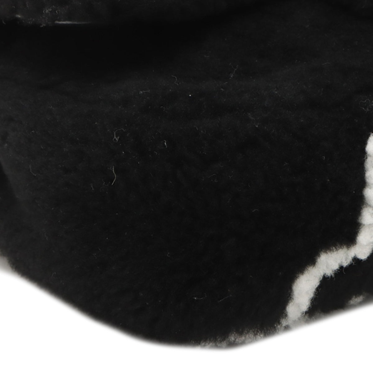 Chanel Shearling Camellia Pearl Embellished Flap