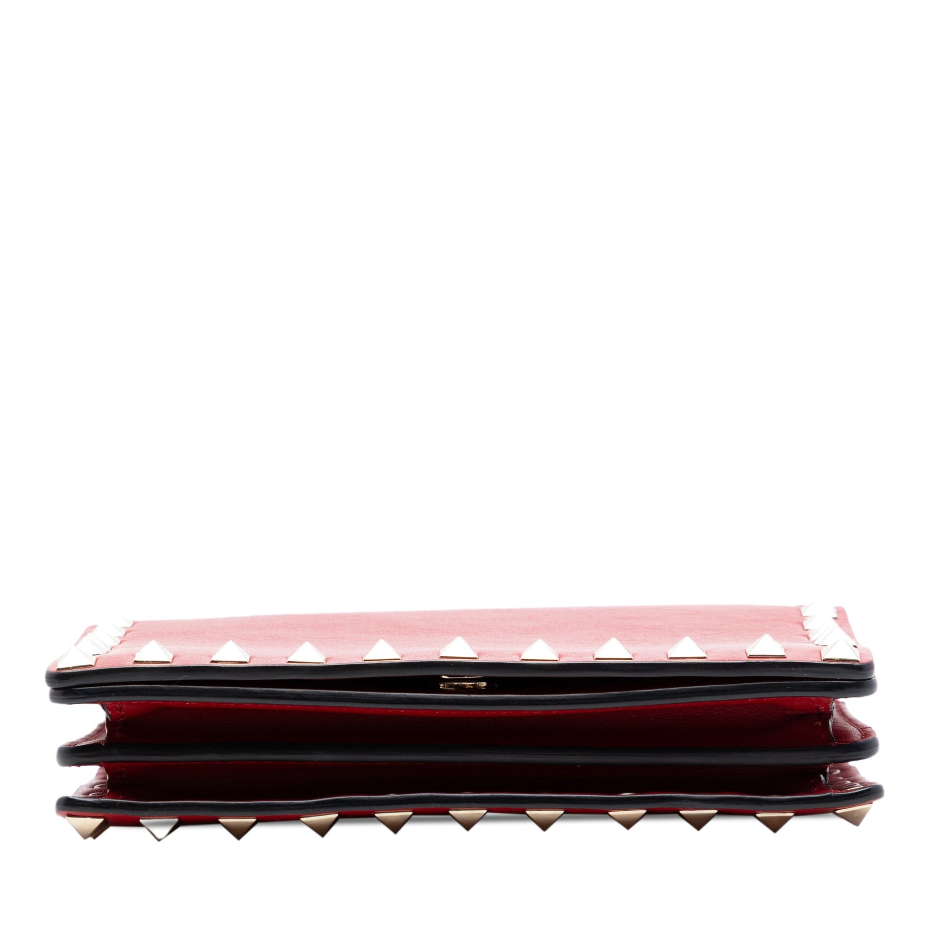 Valentino Leather Rockstud Chain Pouch