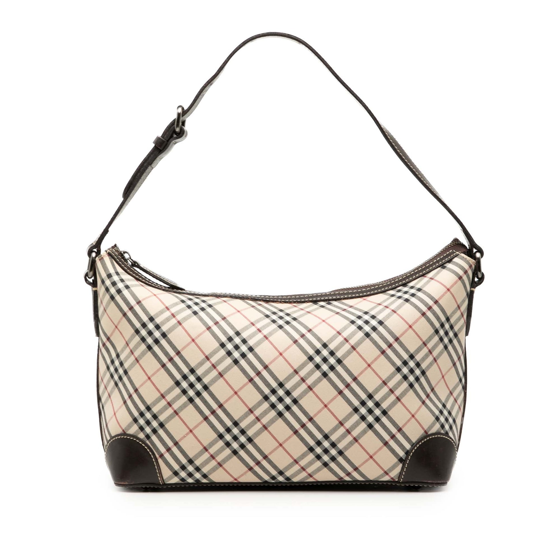 Burberry Nova Check Canvas Shoulder Bag