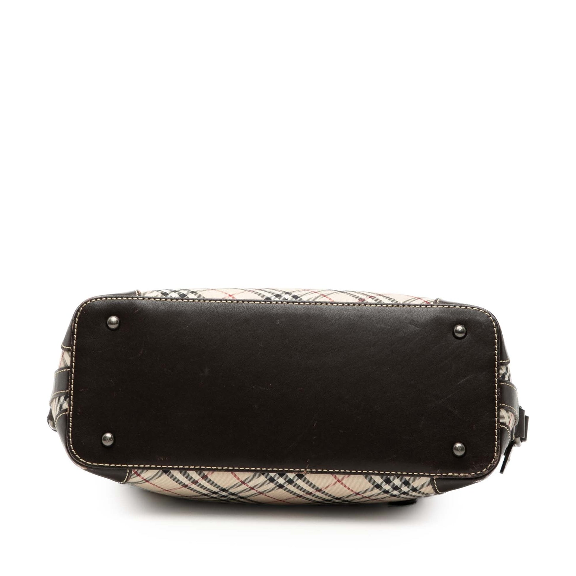 Burberry Nova Check Canvas Shoulder Bag