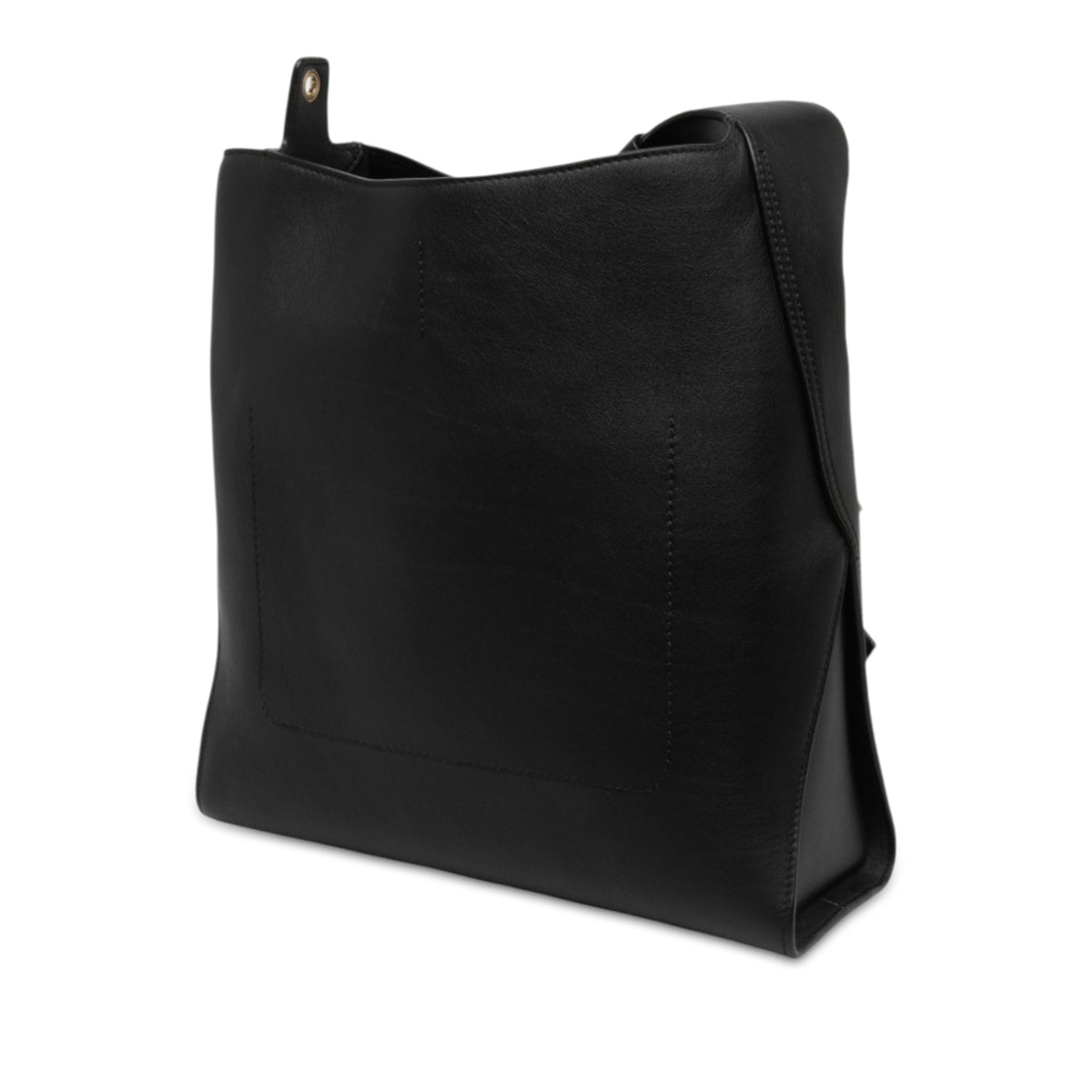 Givenchy Medium Leather Belted Shoulder Bag — Black