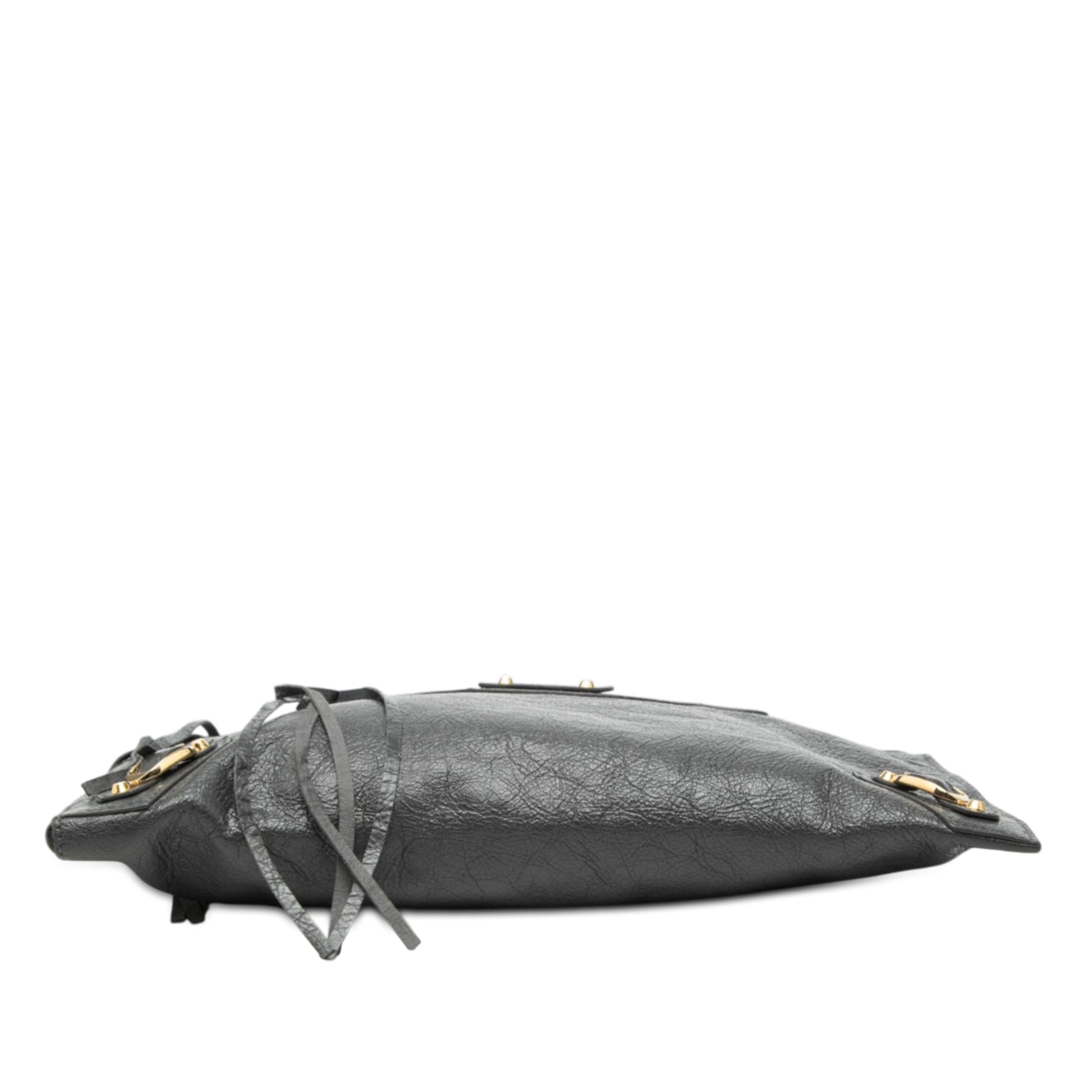 Lambskin Motocross Classic Zip Around Flat Clutch