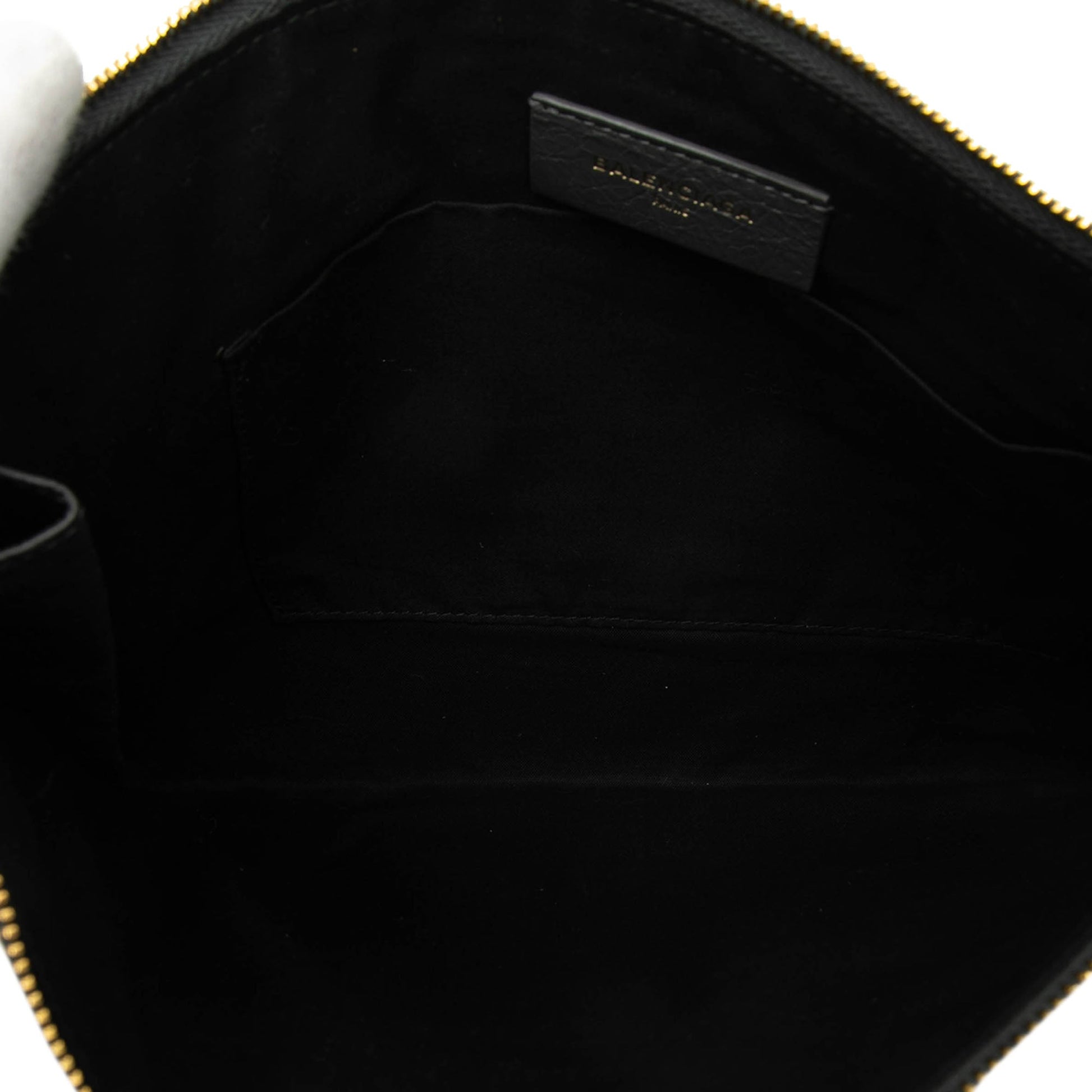 Lambskin Motocross Classic Zip Around Flat Clutch
