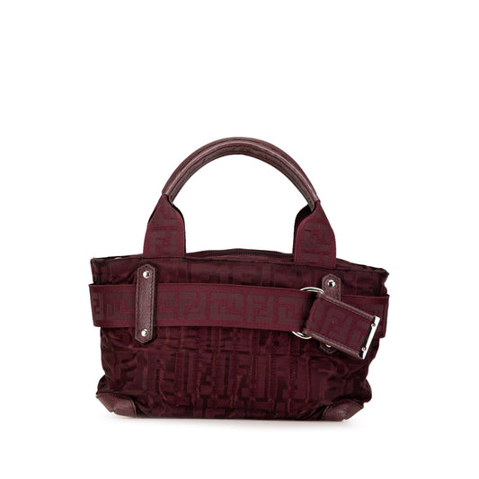 Zucca Nylon Zip Code Handbag