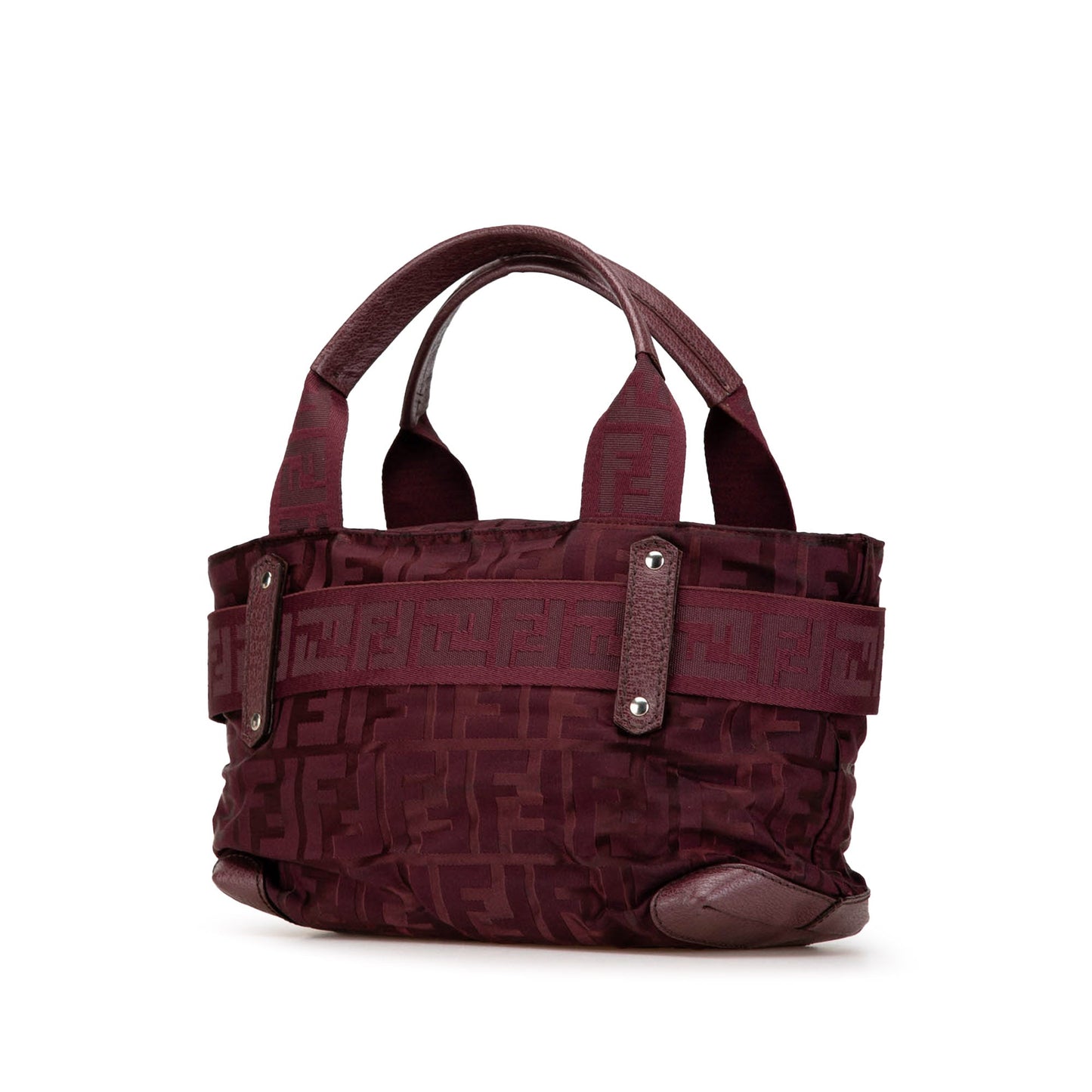 Zucca Nylon Zip Code Handbag