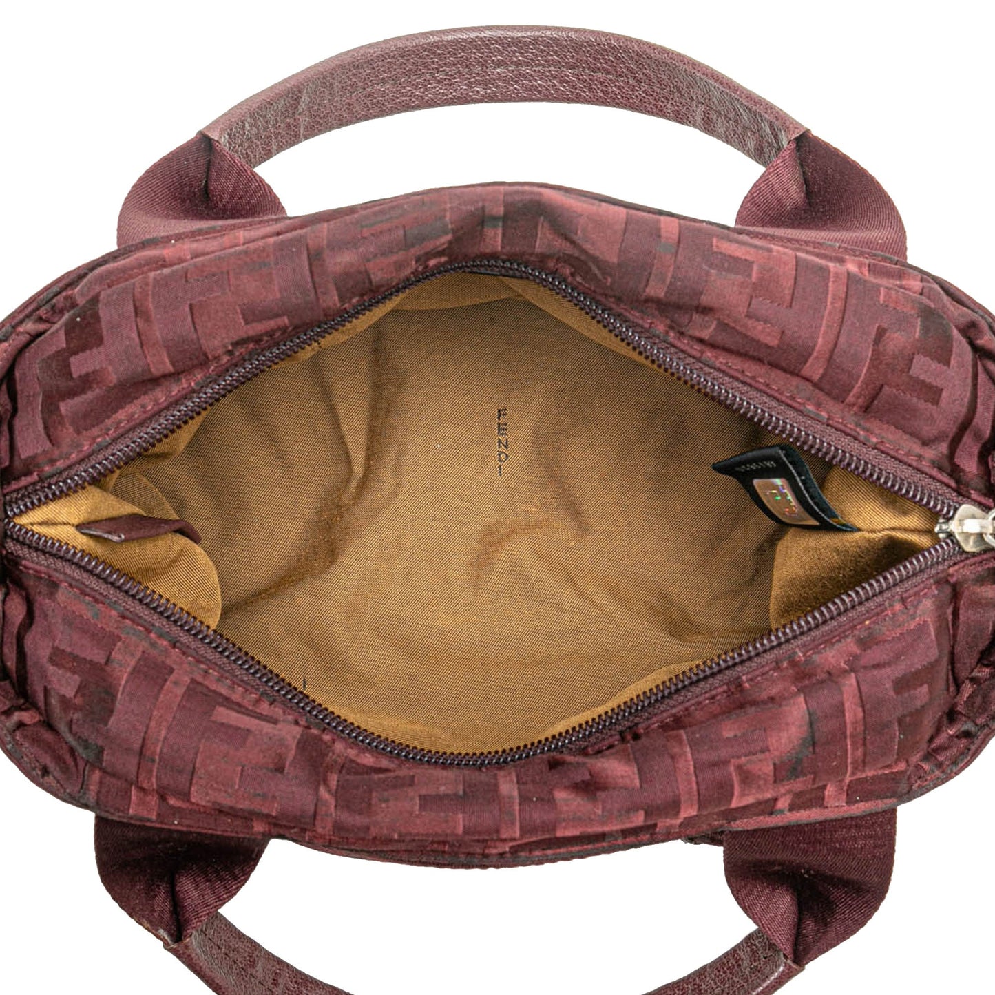 Zucca Nylon Zip Code Handbag