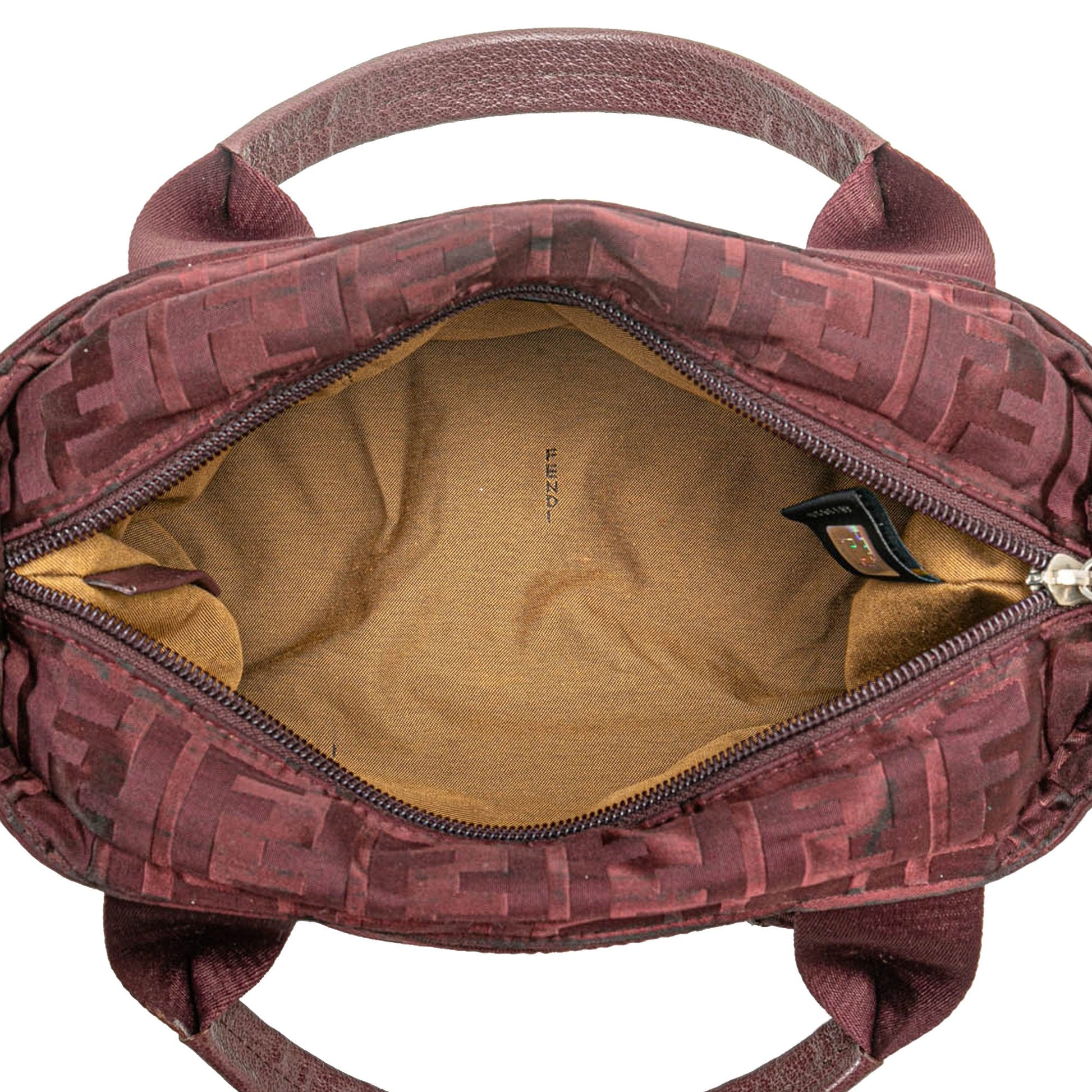 Zucca Nylon Zip Code Handbag